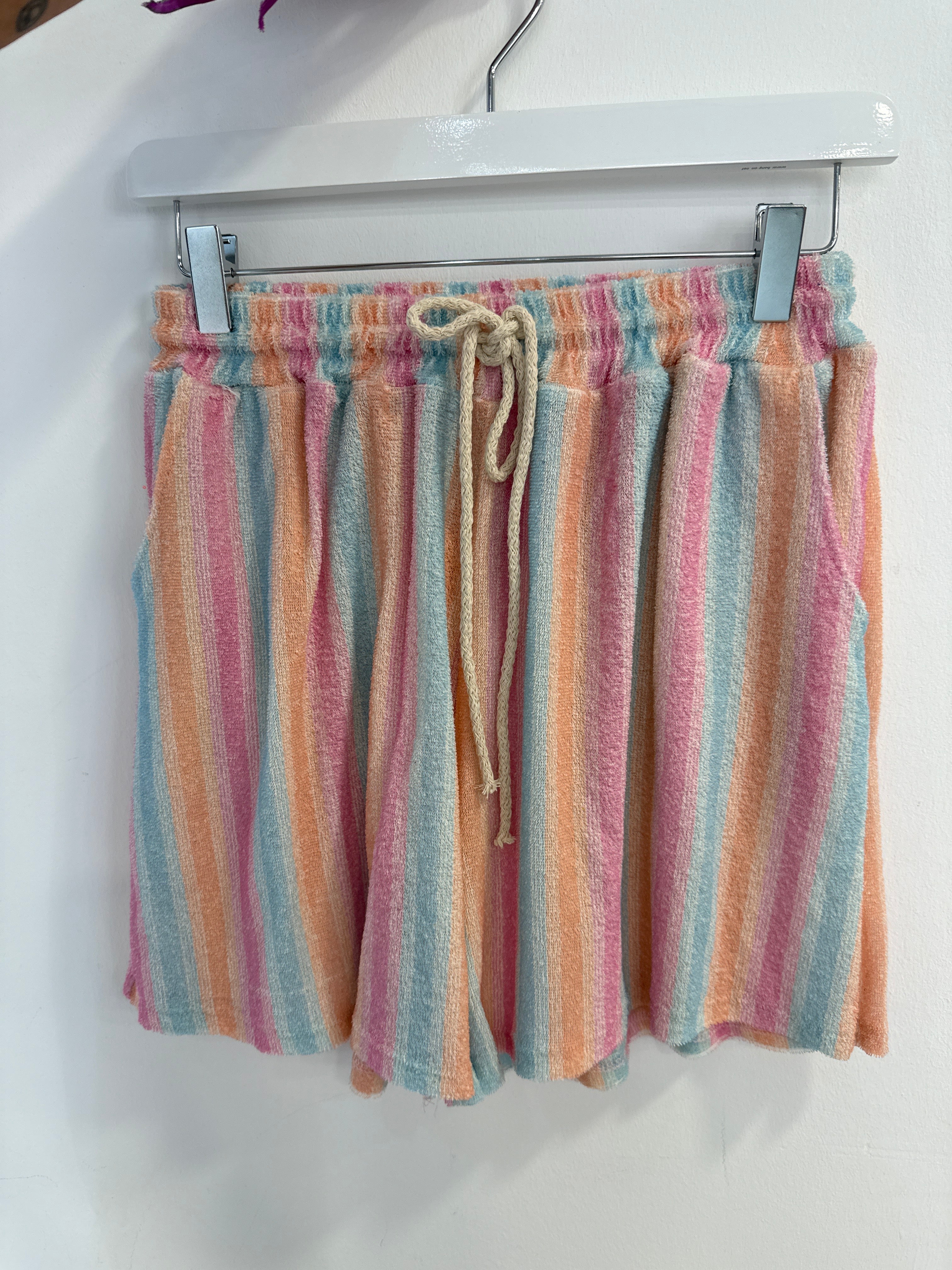 Hose Short Frottee Rainbow
