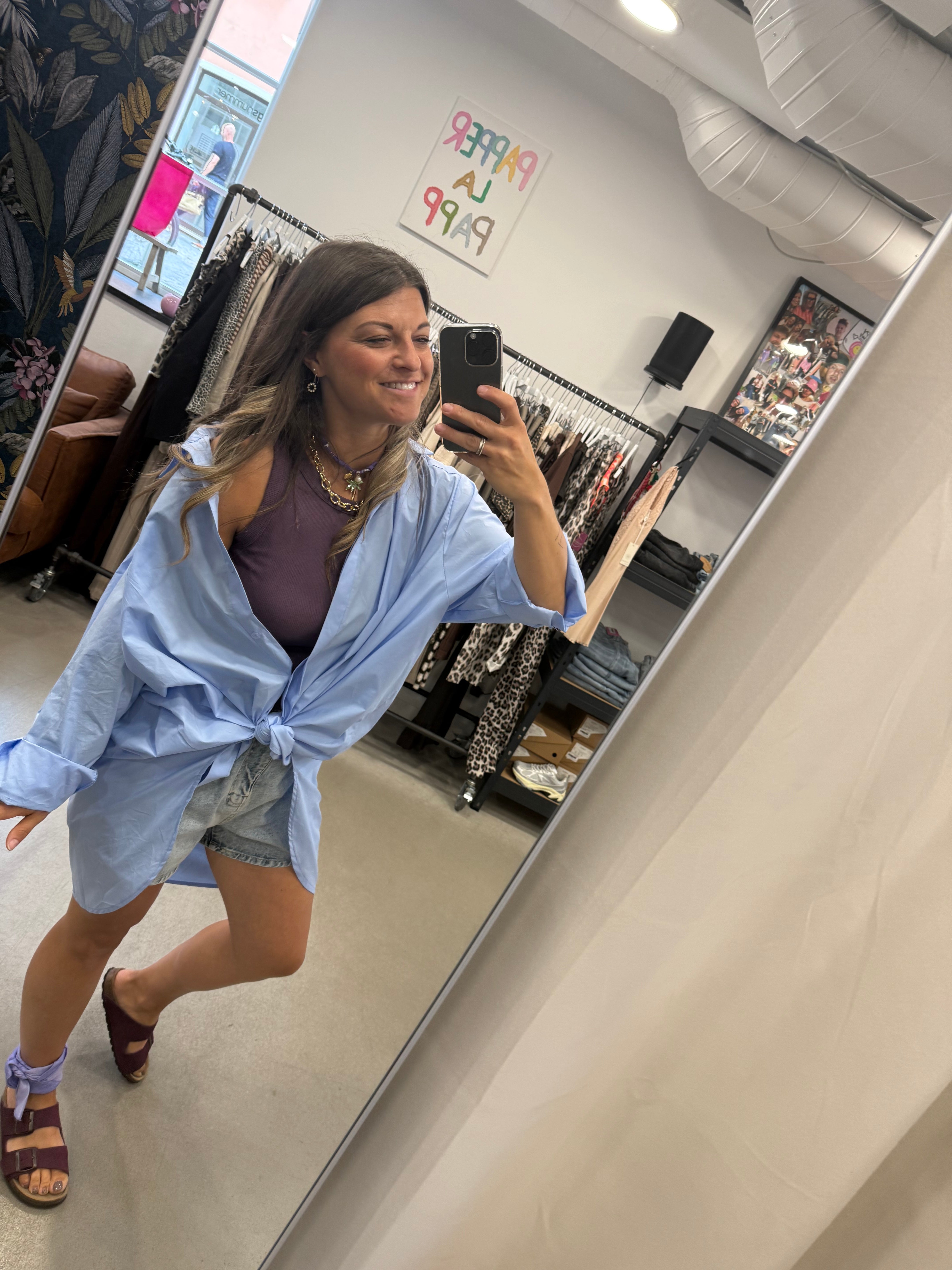 Bluse Kleid Oversize