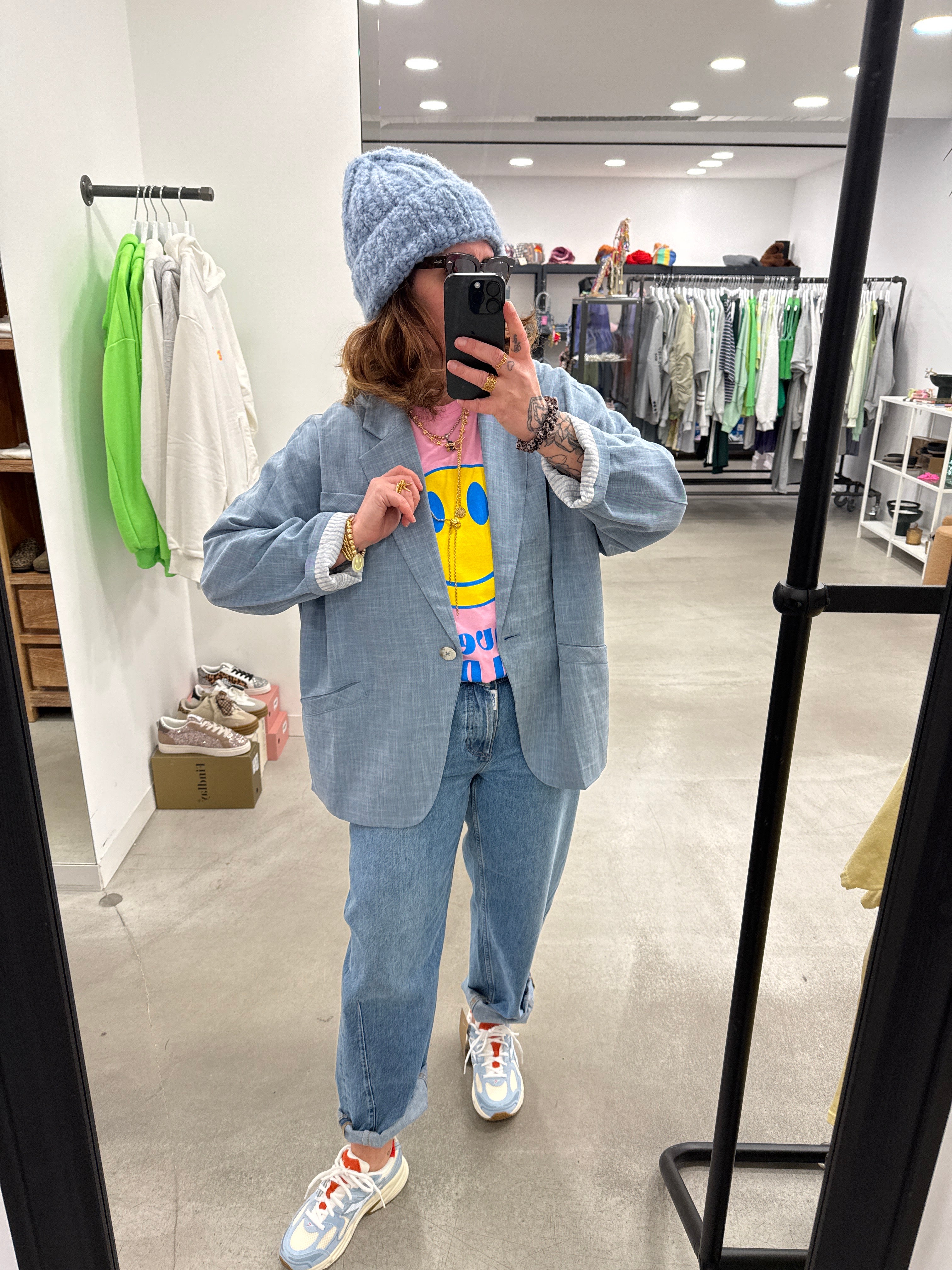 Blazer Denim oversize
