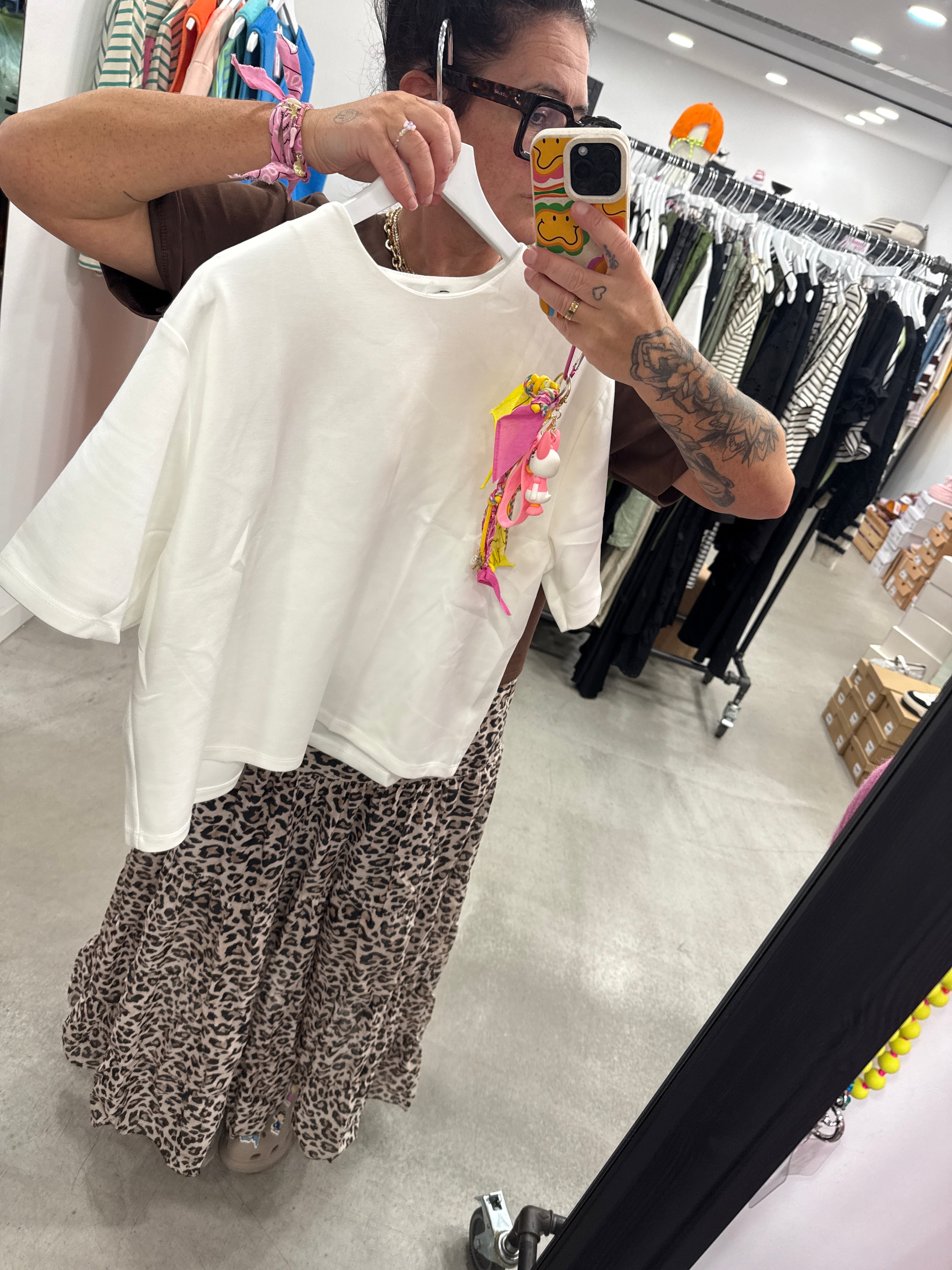 T-Shirt Croped basic