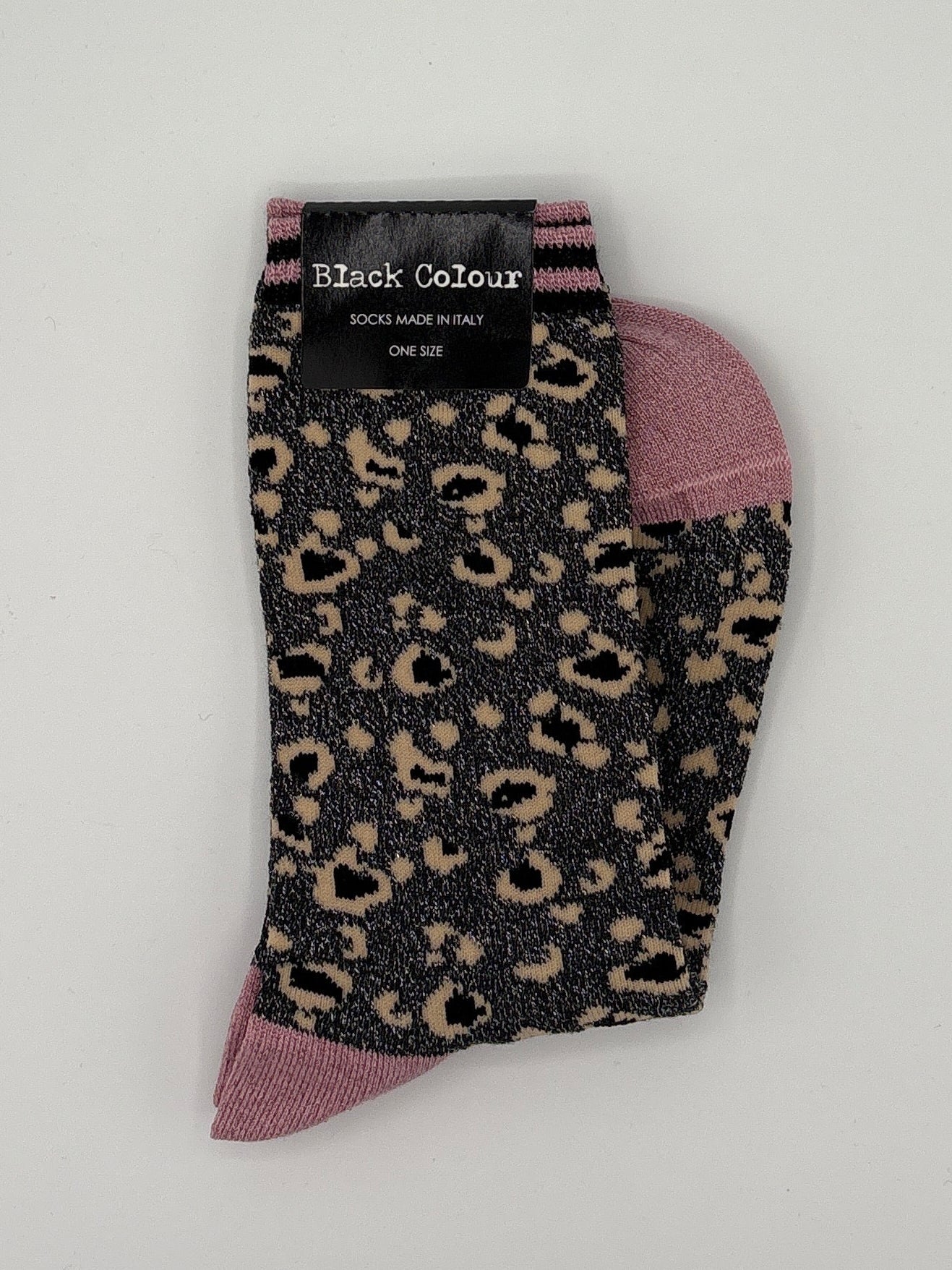 Socken Black Colour Leo