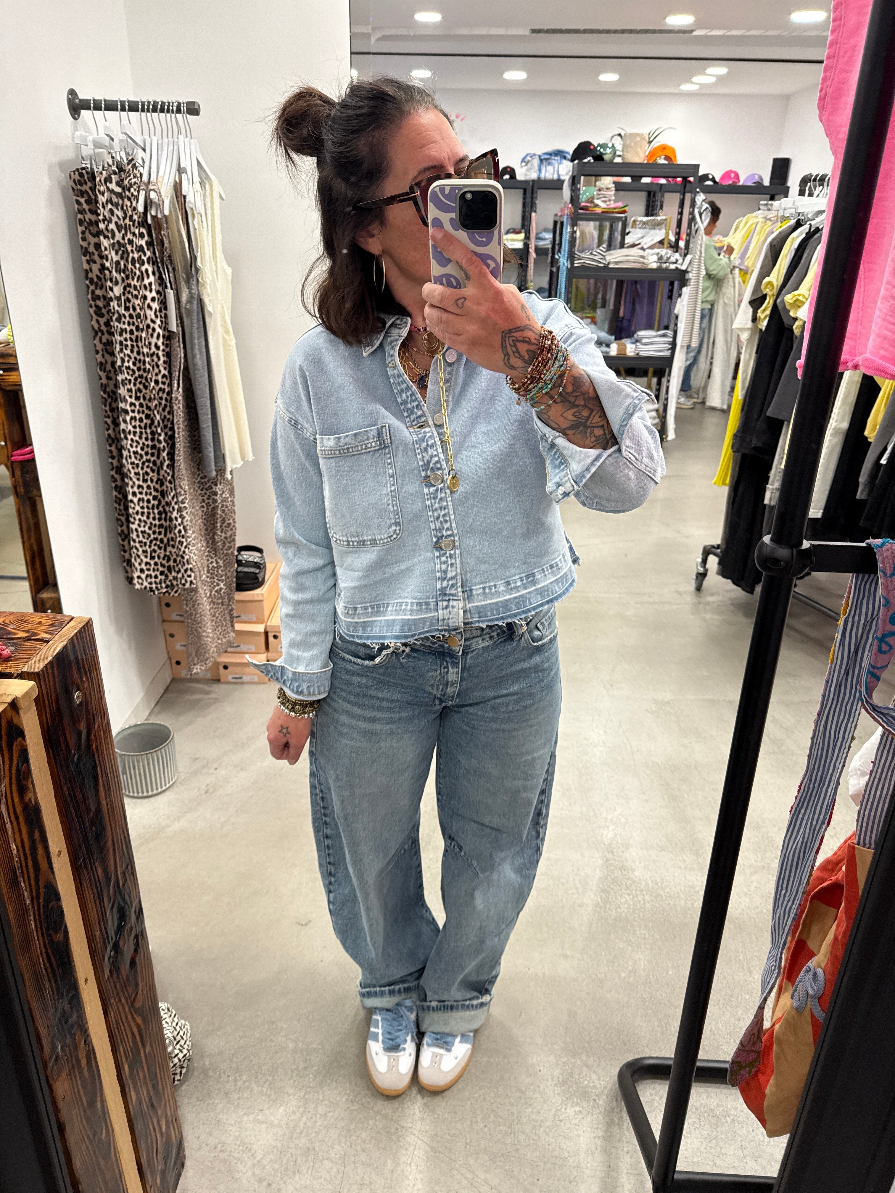 Bluse Denim