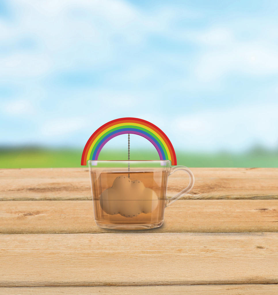 Regenbogen Tee Ei