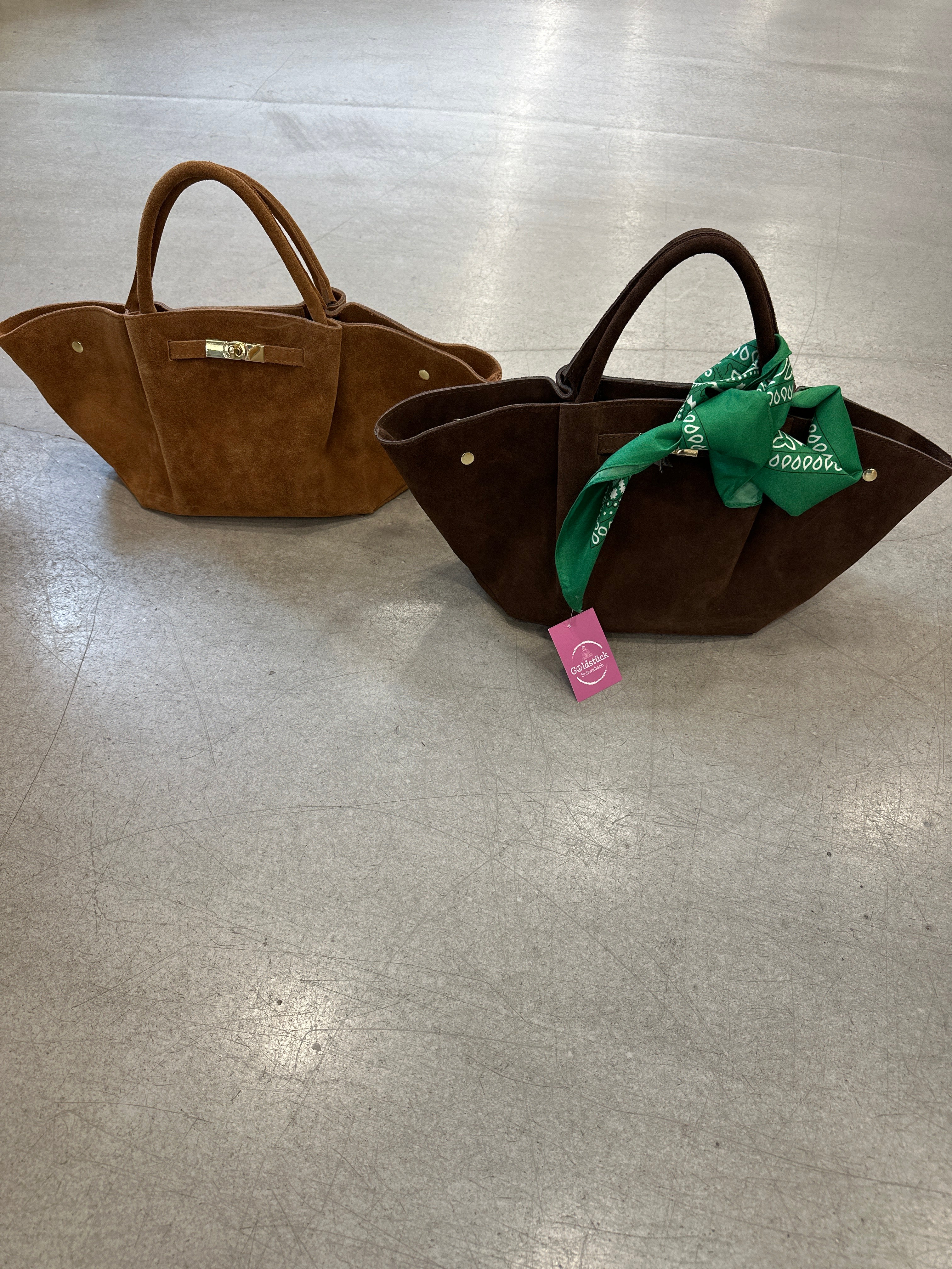 Tasche Leder Trapez