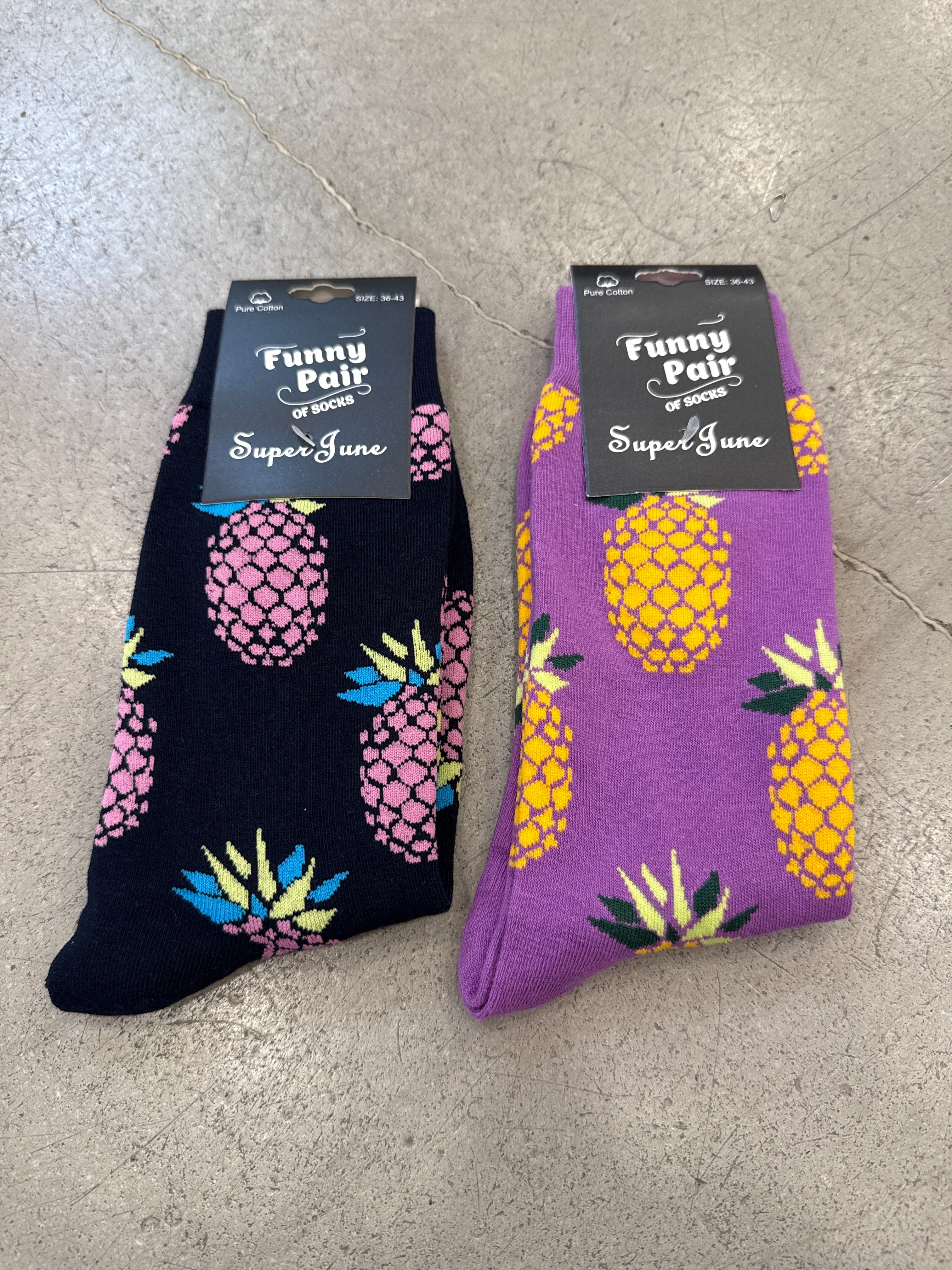 Socken Fruits Ananas
