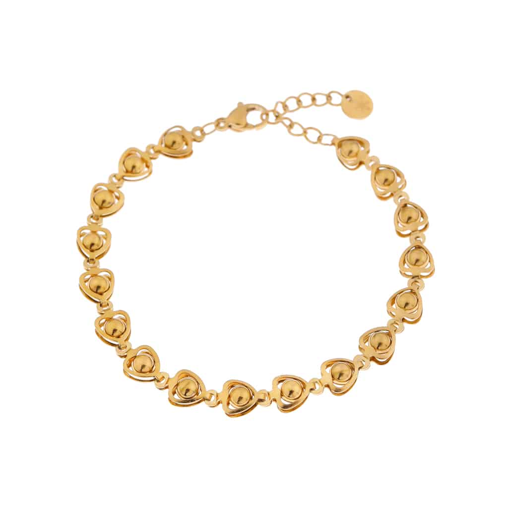 Label KIKI Round hearts bracelet