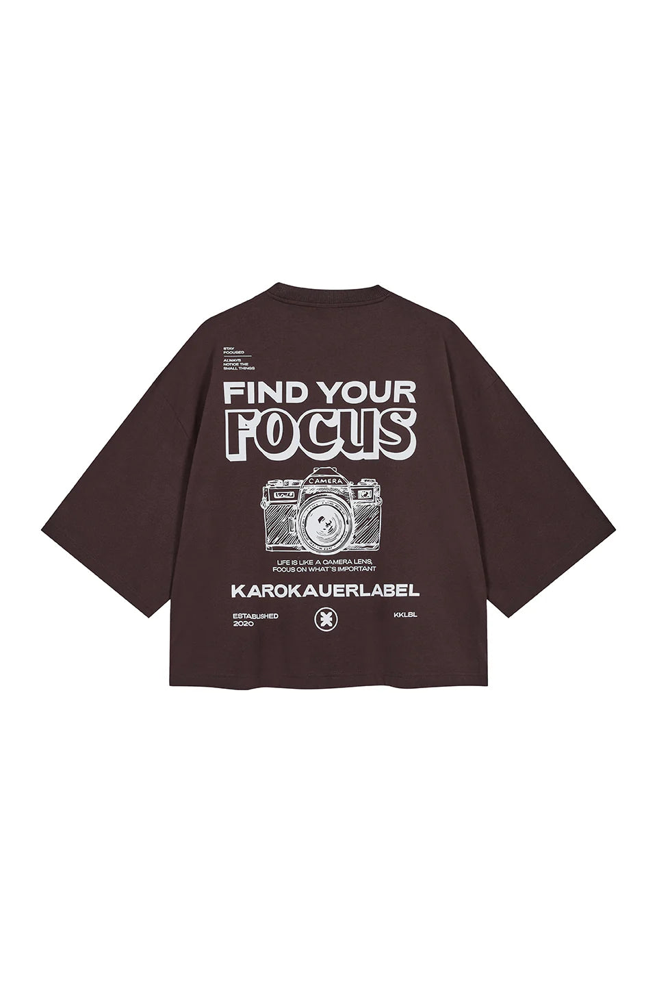 KKLBL T-Shirt Cropped Brown