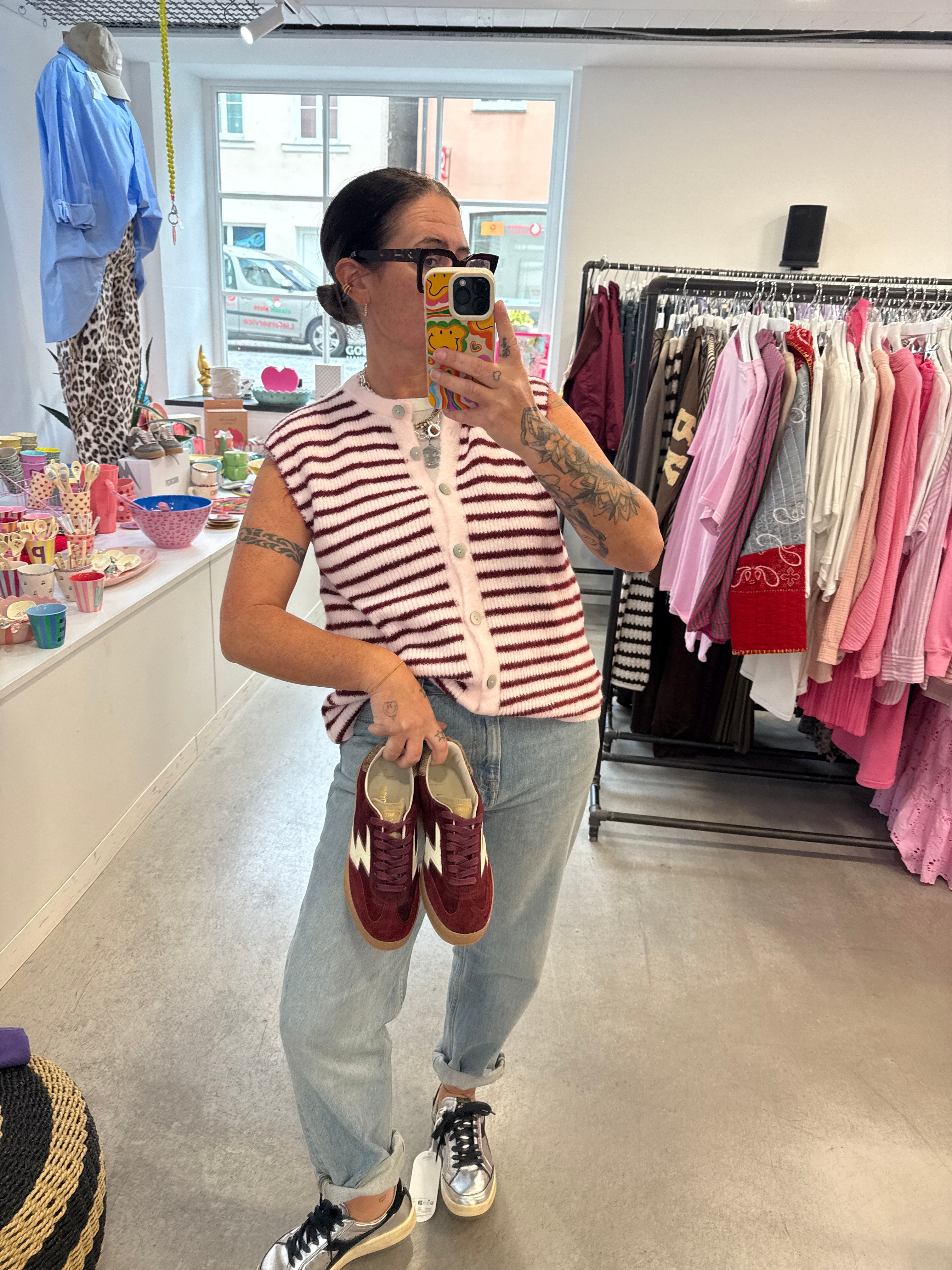 Weste Stripe