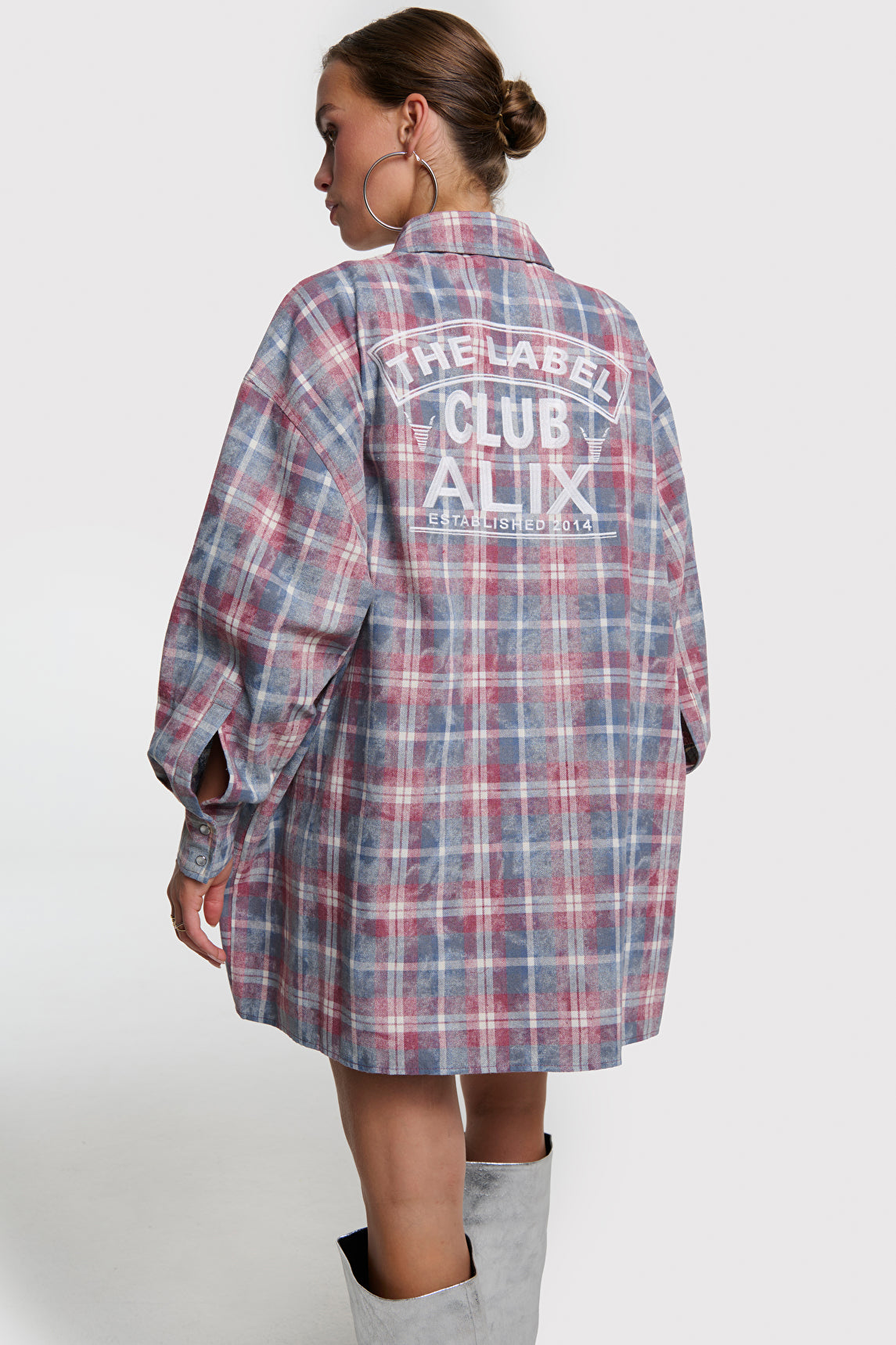 Hemd Alix the Label CHECKED DRESS