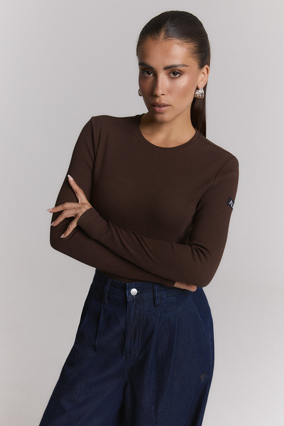 RIB LONGSLEEVE T-SHIRT Alix the Label