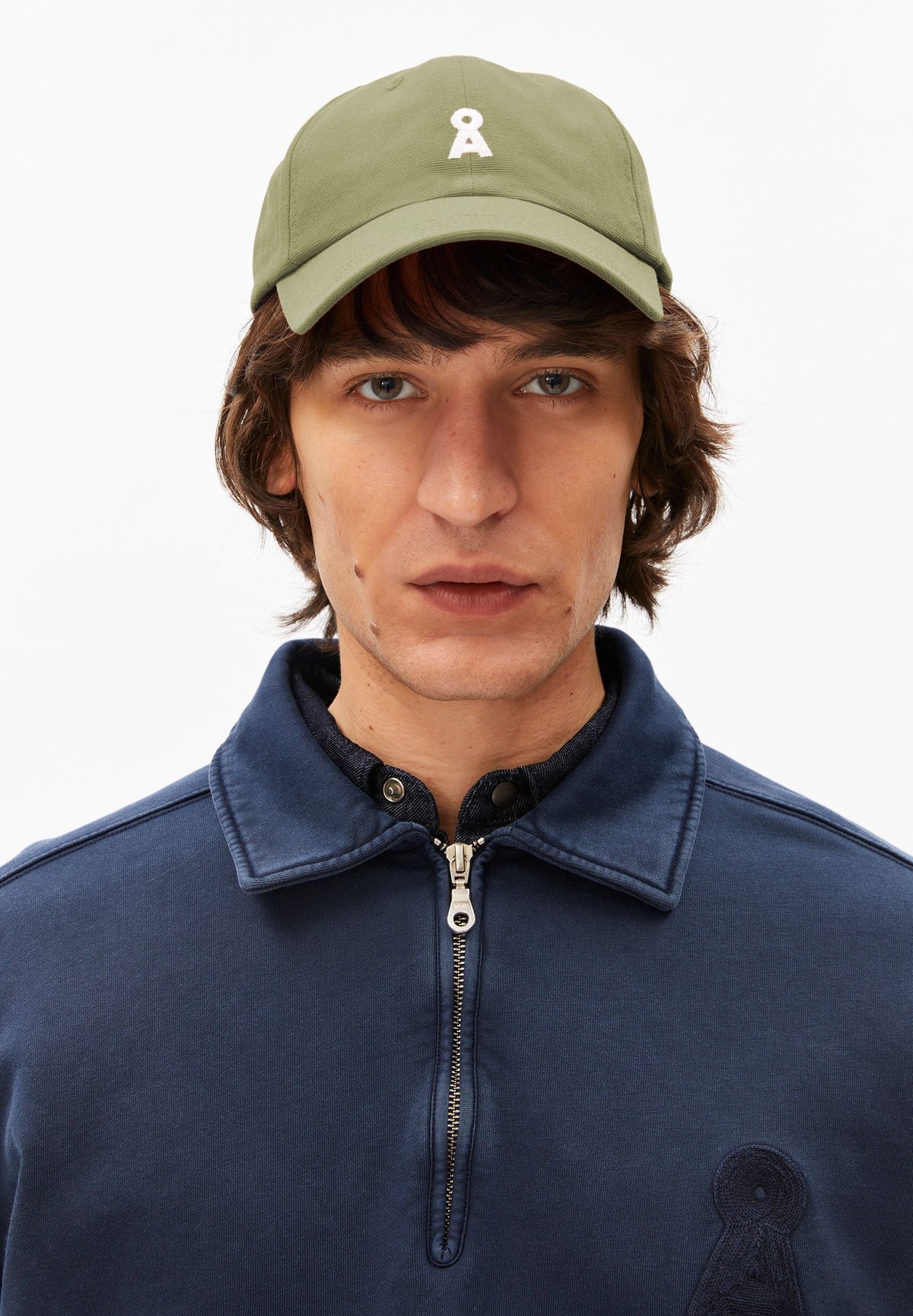 ARMEDANGELS YENAAS BOLD Cap – Fatigue Green