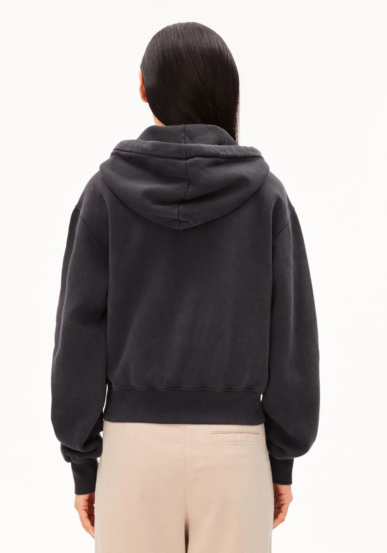 CROPPED ZIP-SWEATSHIRT