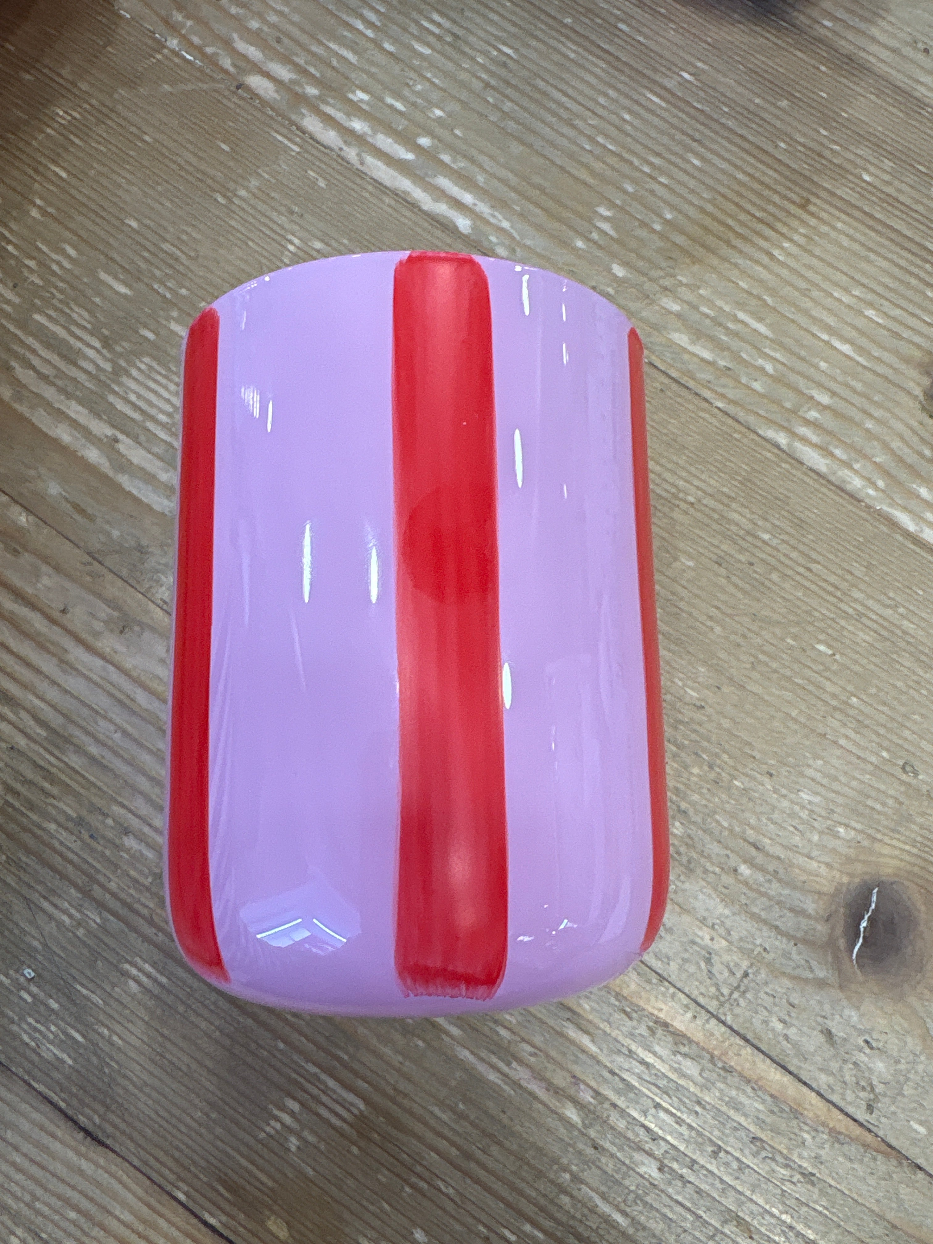 GIFT C Teelichthalter Stripe