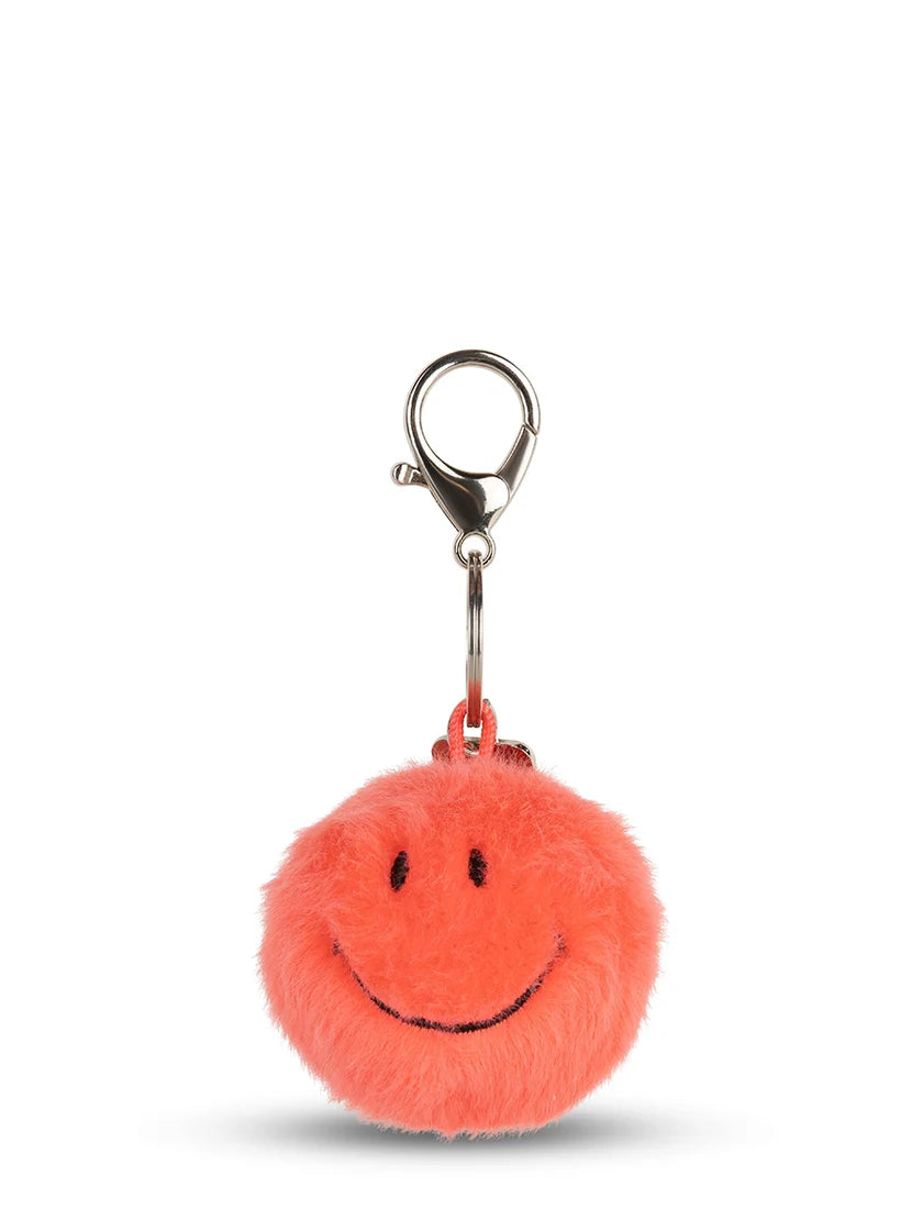 Smiley Keychain Fuzzy