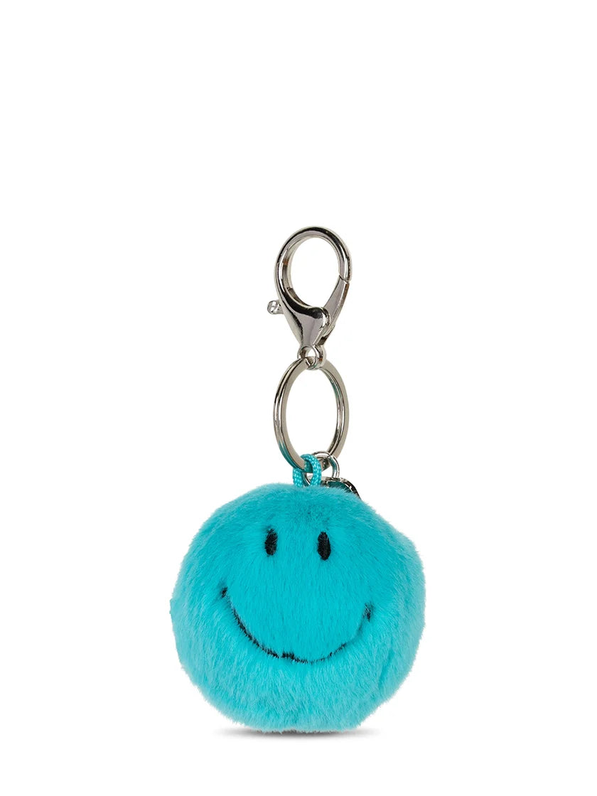 Smiley Keychain Fuzzy