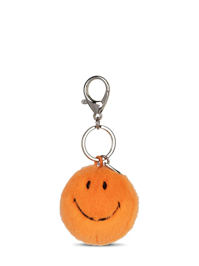 Smiley Keychain Fuzzy