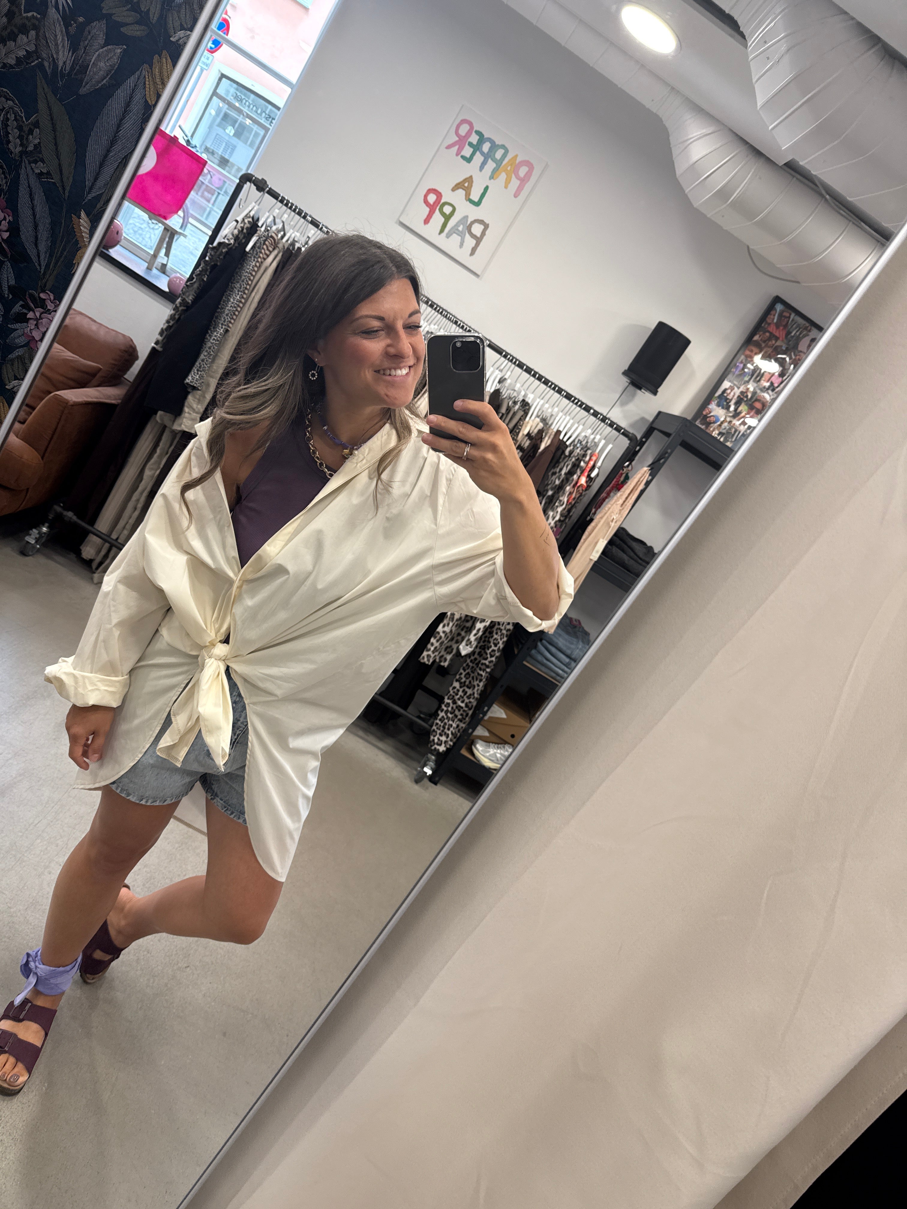 Bluse Kleid Oversize