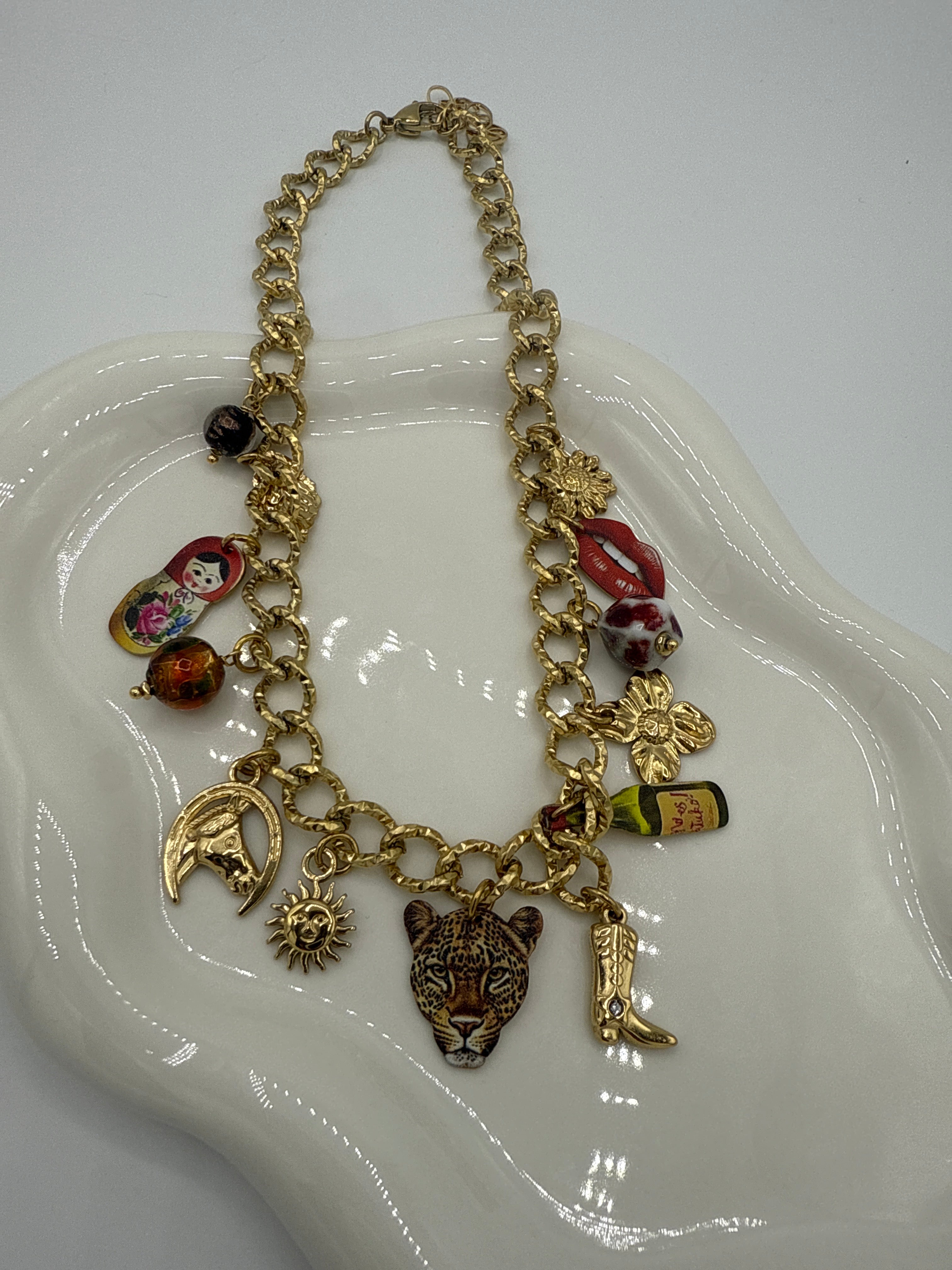 Kette mit Charms