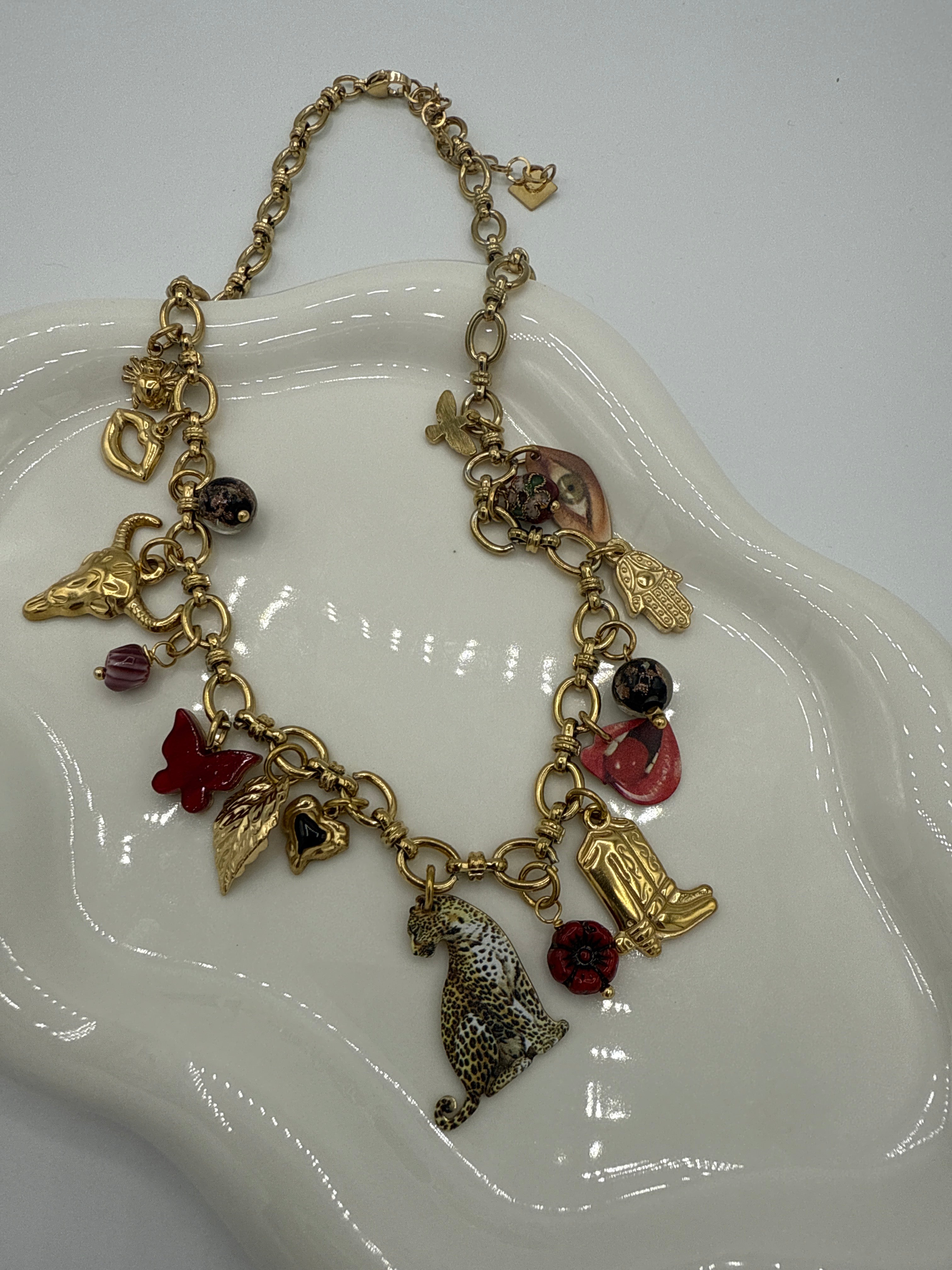 Kette mit Charms