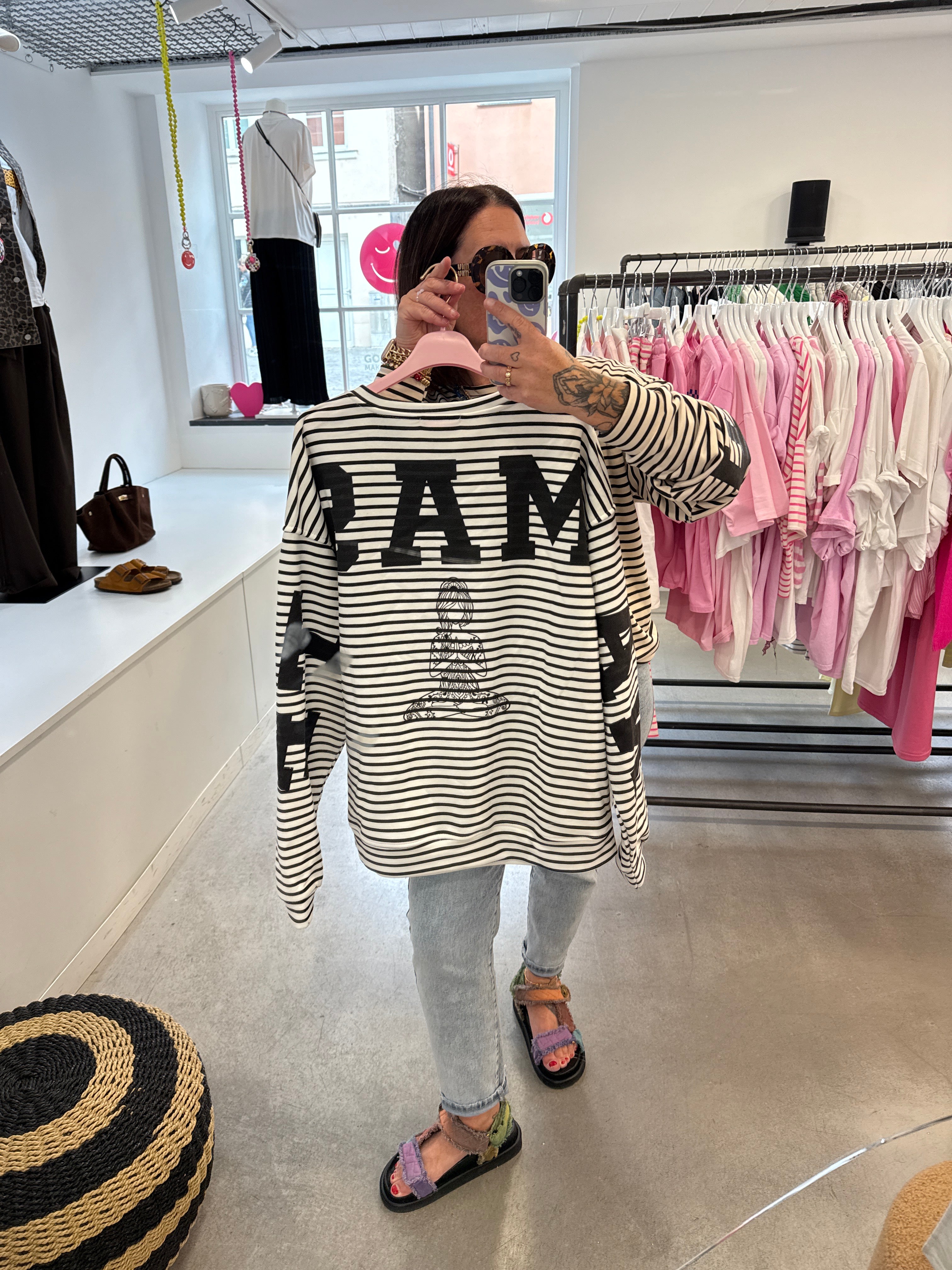 Pullover Stripe Namaste