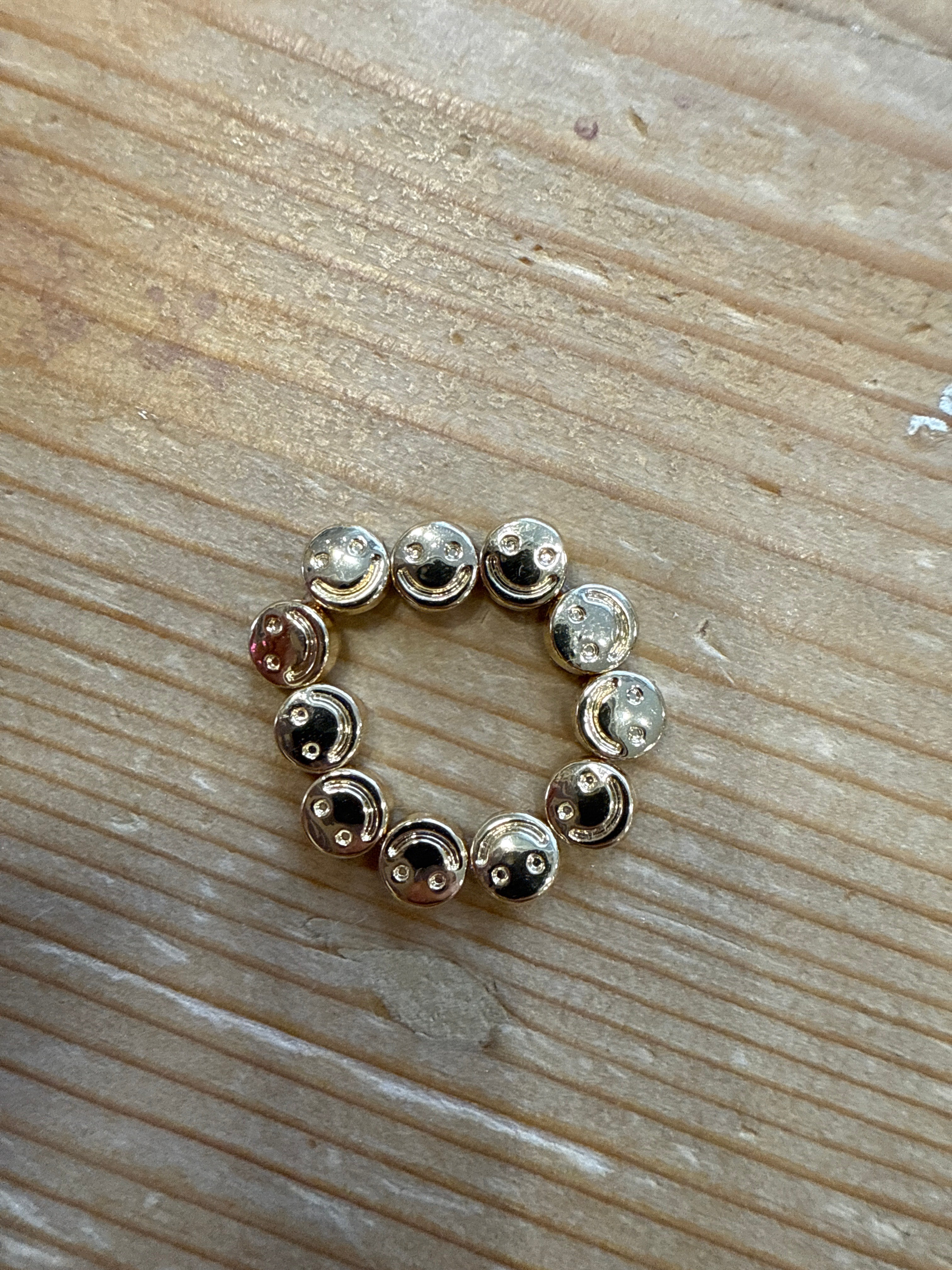 Armband Smiley Gold