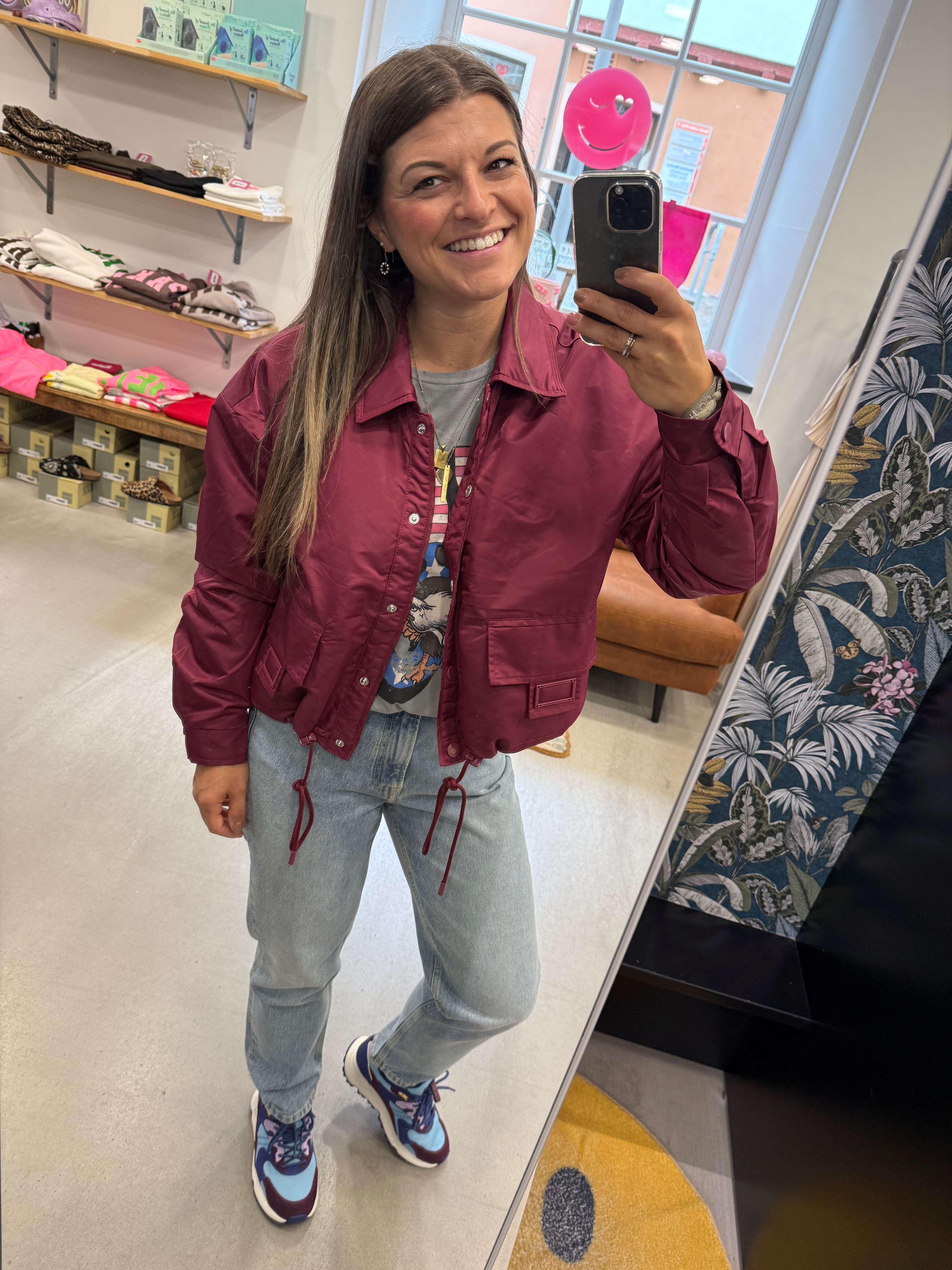 Jacke Bomber Croped