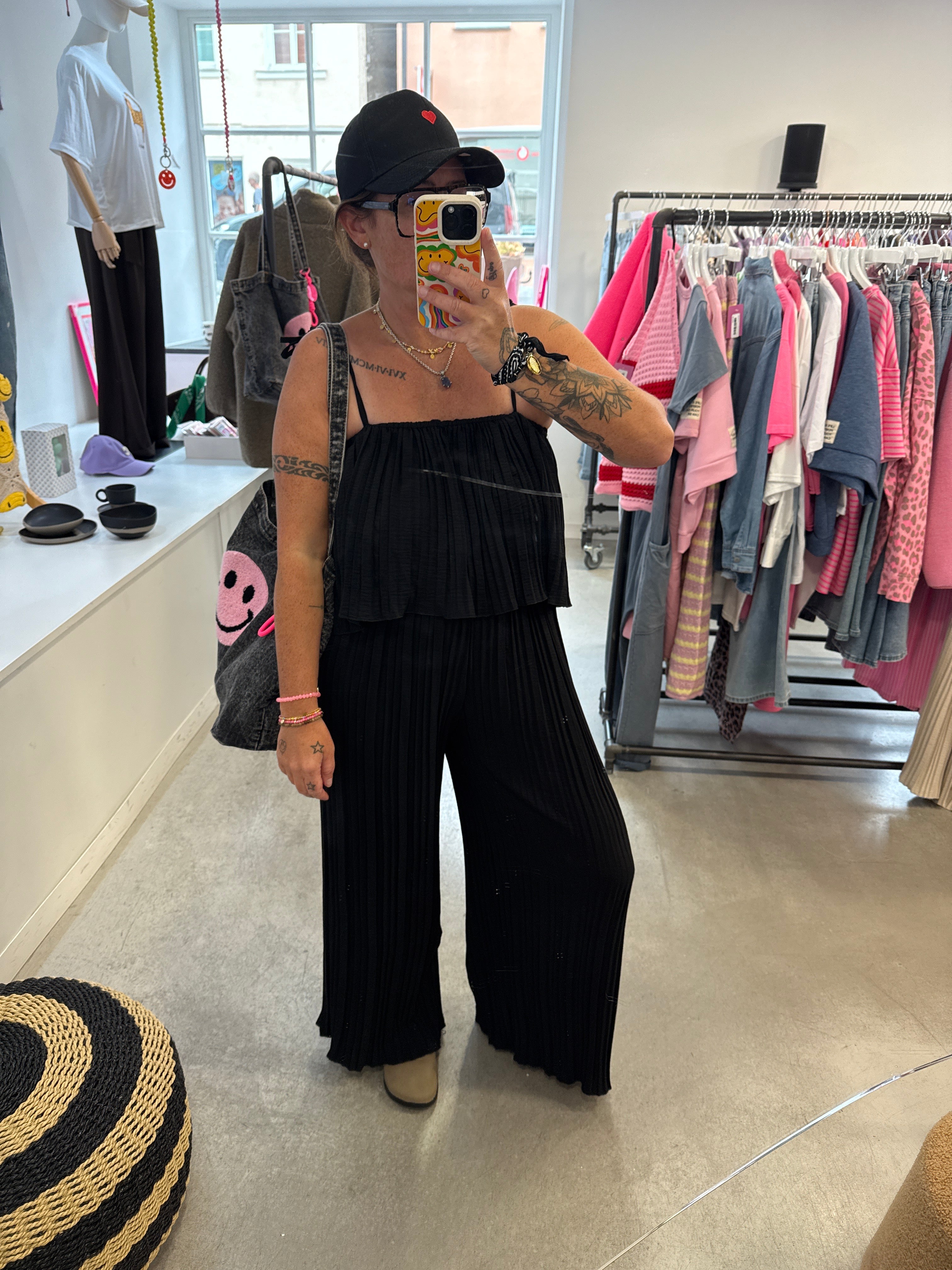 Hose Jumper Plisee
