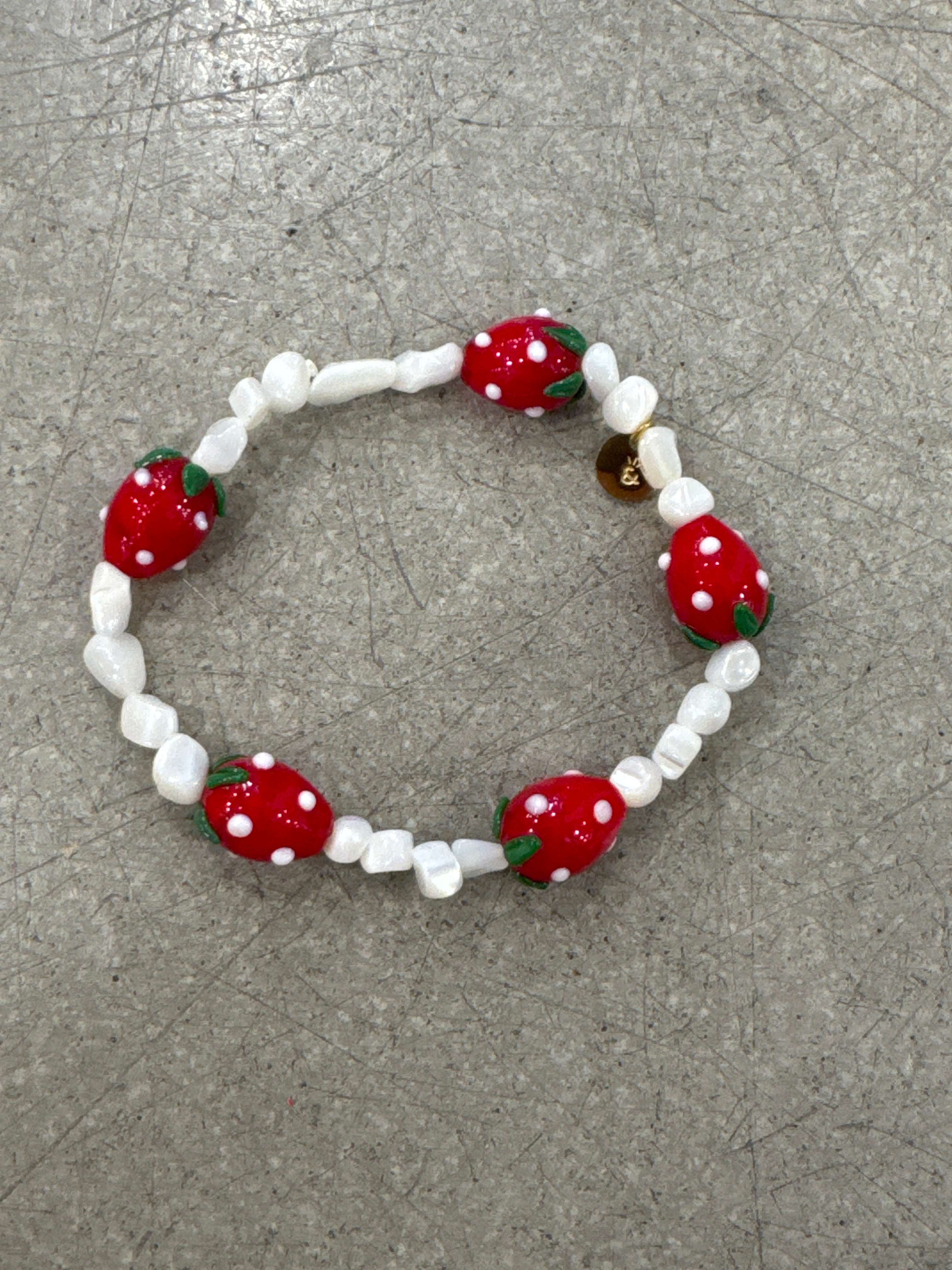 Armband Erdbeer