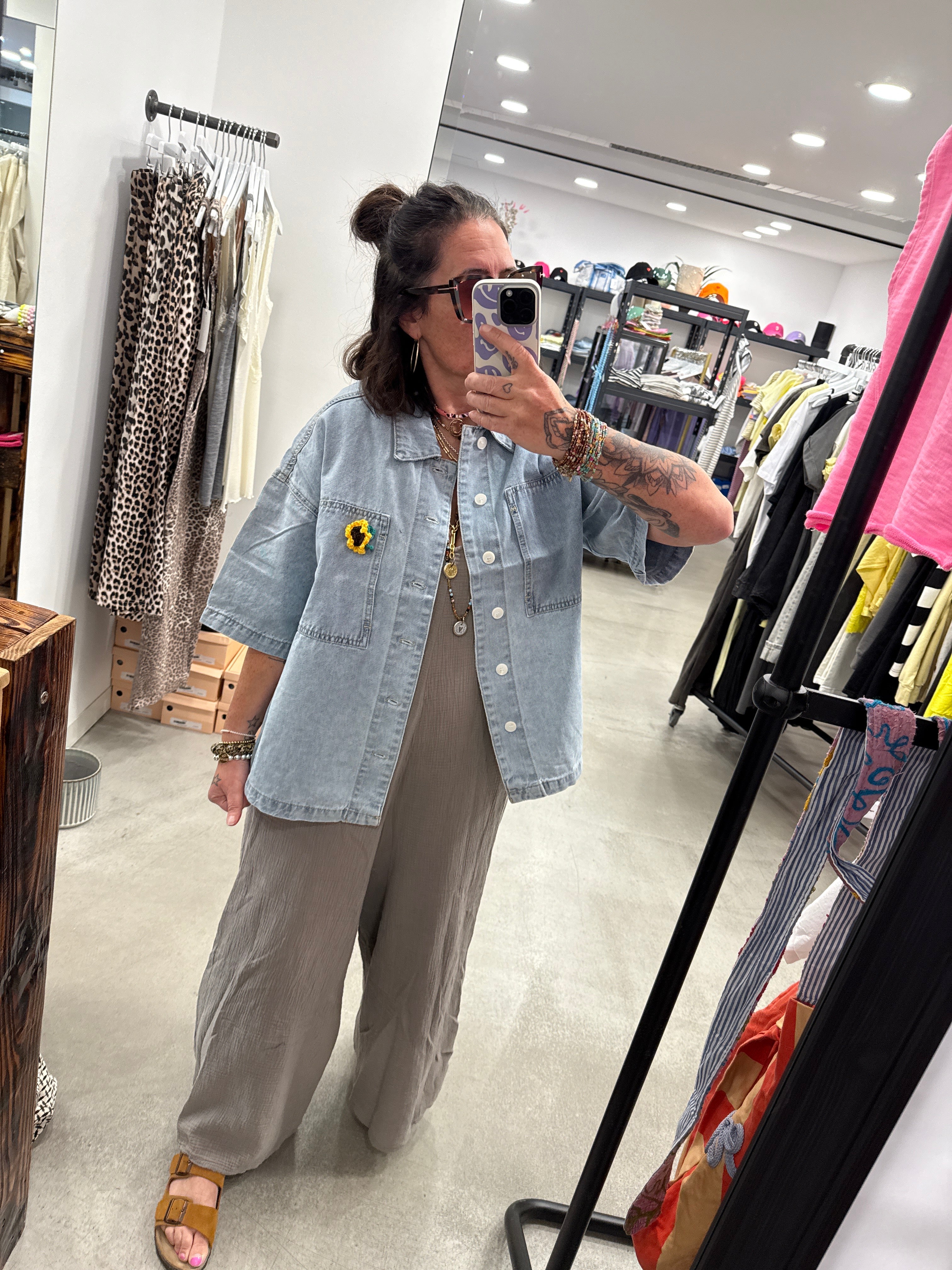 Bluse Denim