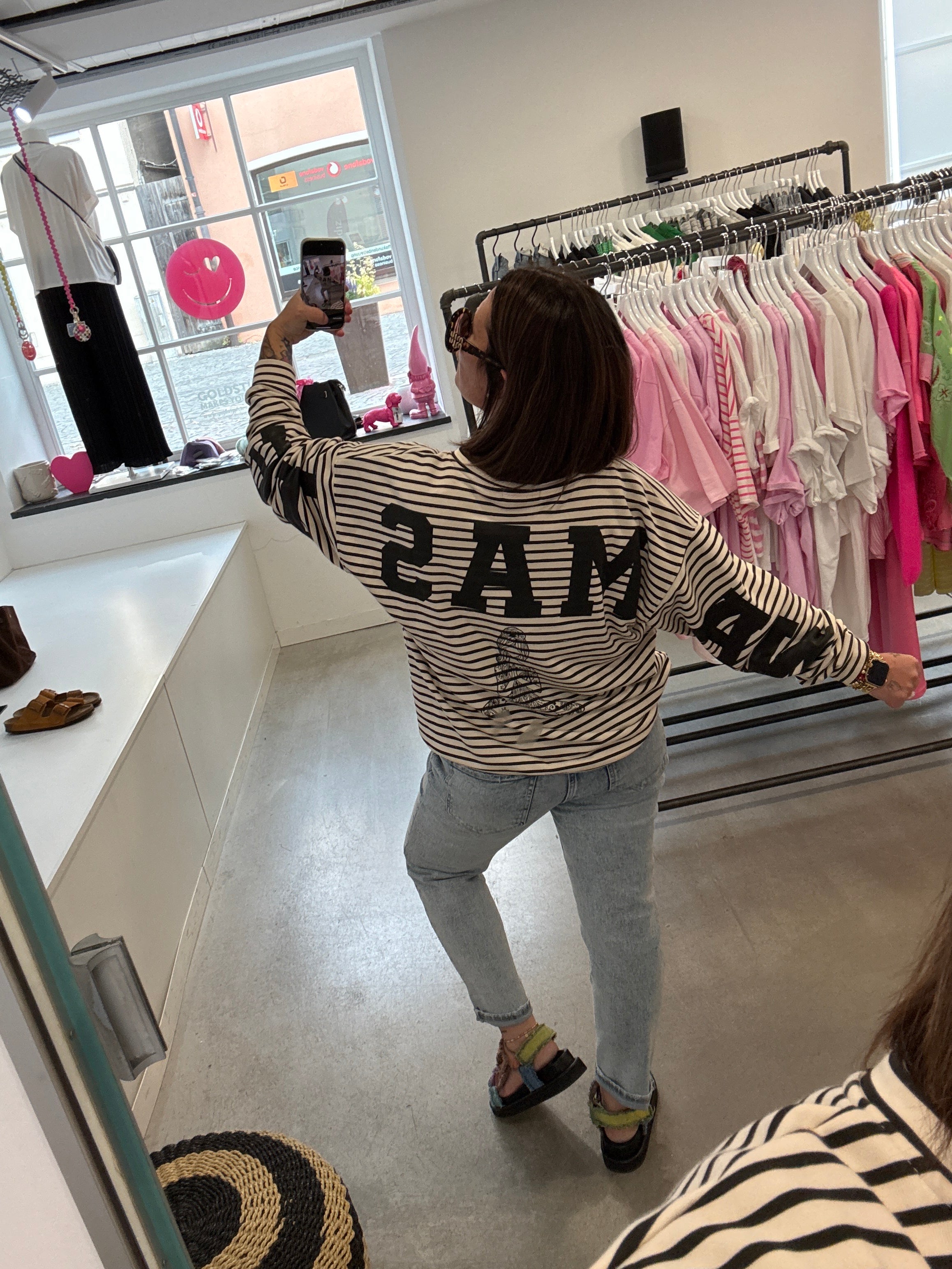Pullover Stripe Namaste