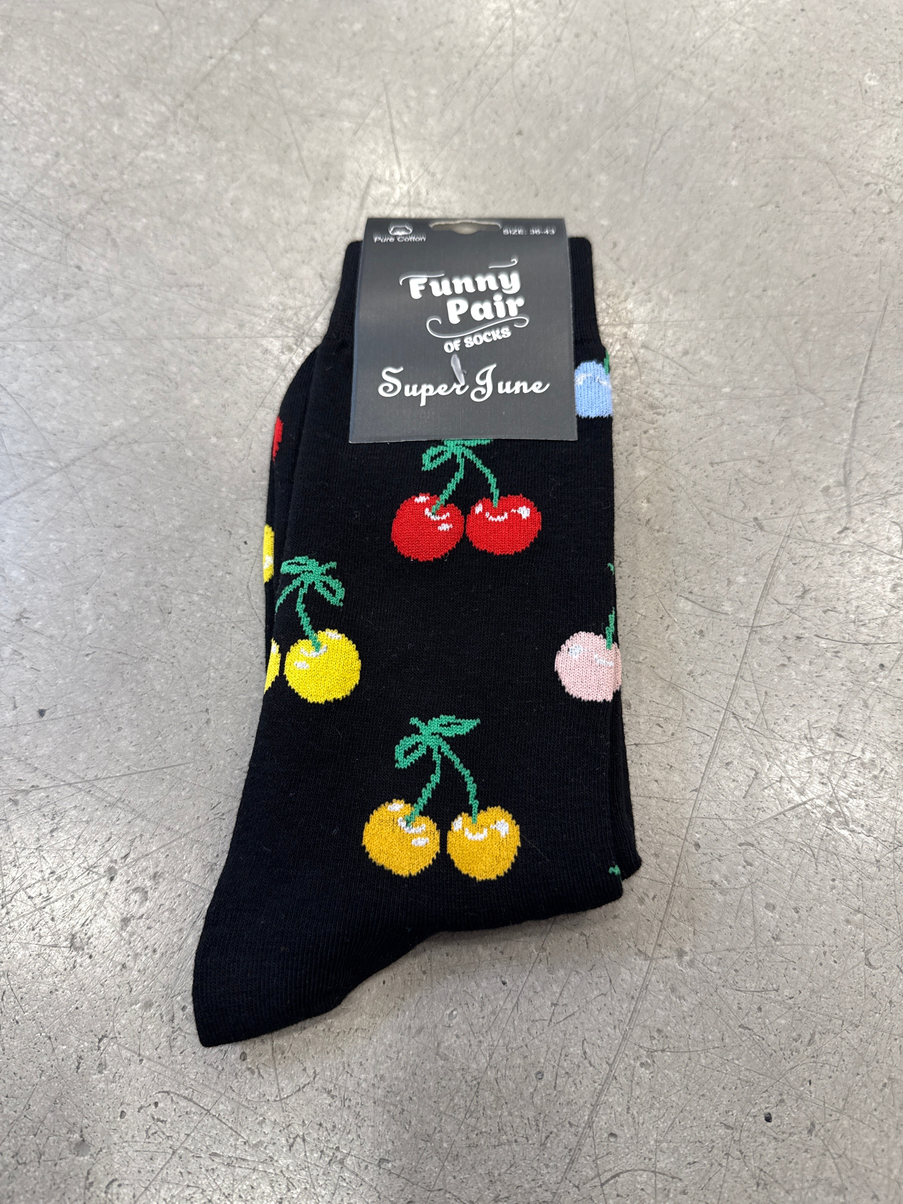 Socken Fruits Kirsche