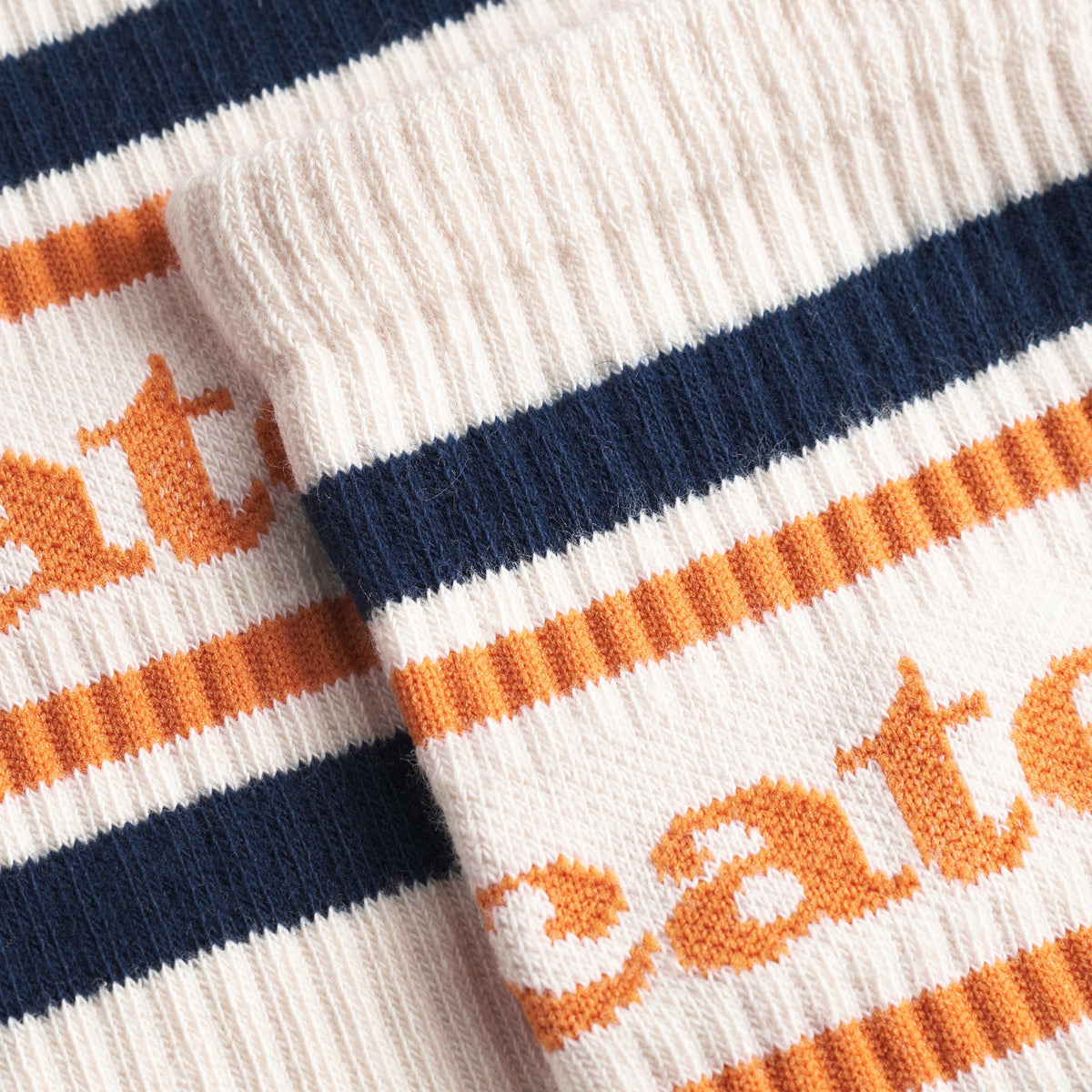 DEDICATED Sportsocken Ullevi Logo Off-White