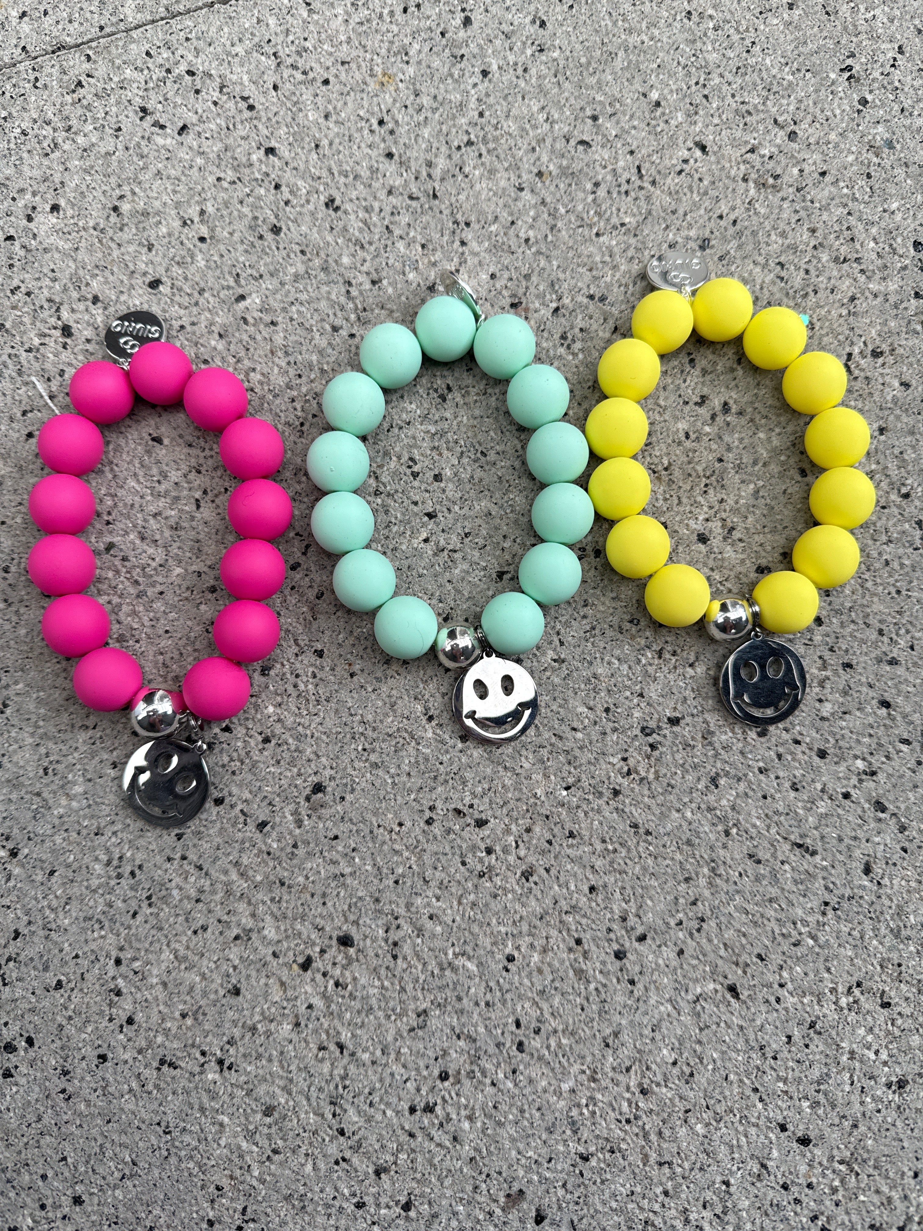 Armband Pastell Smiley