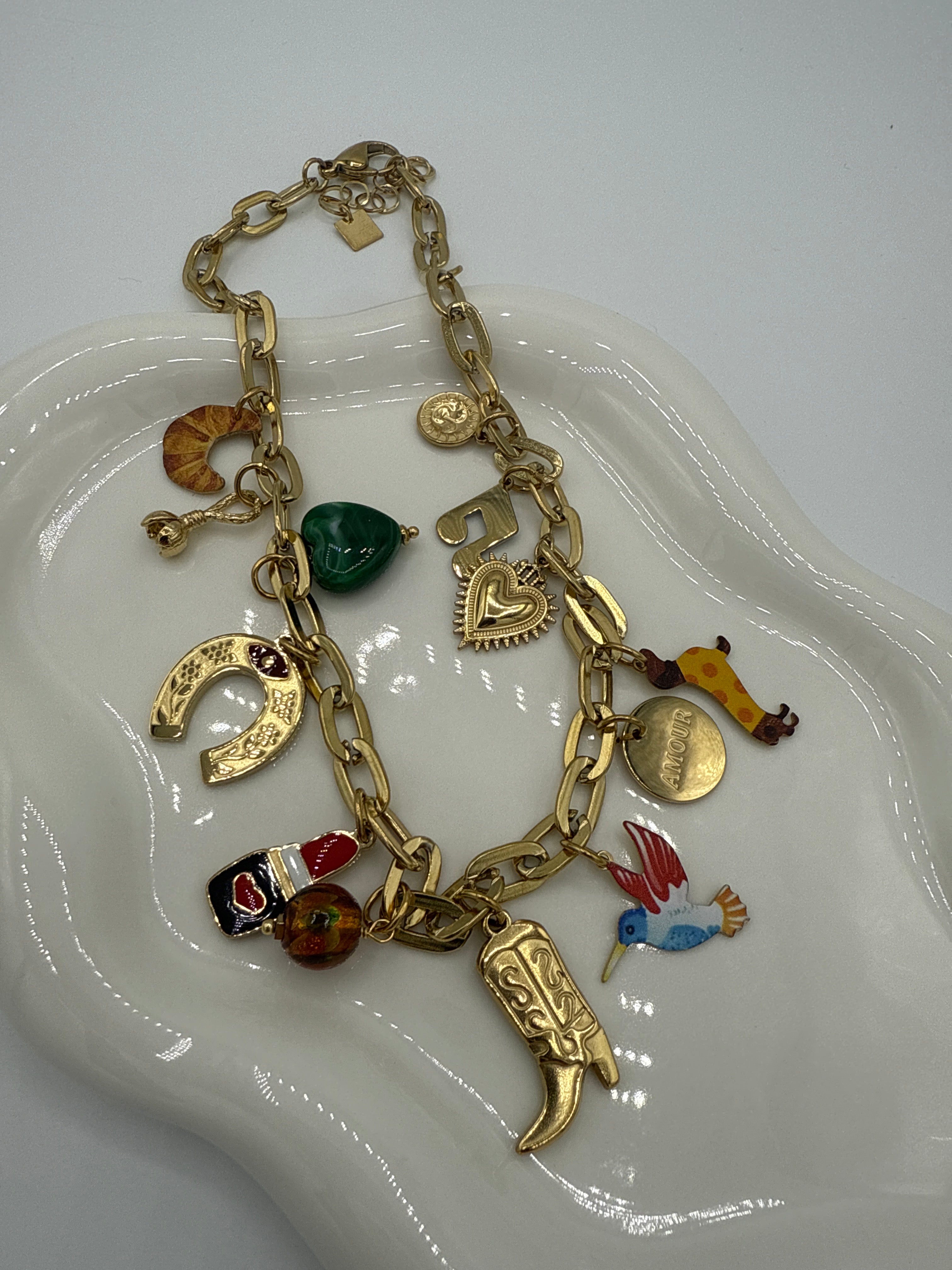 Kette mit Charms