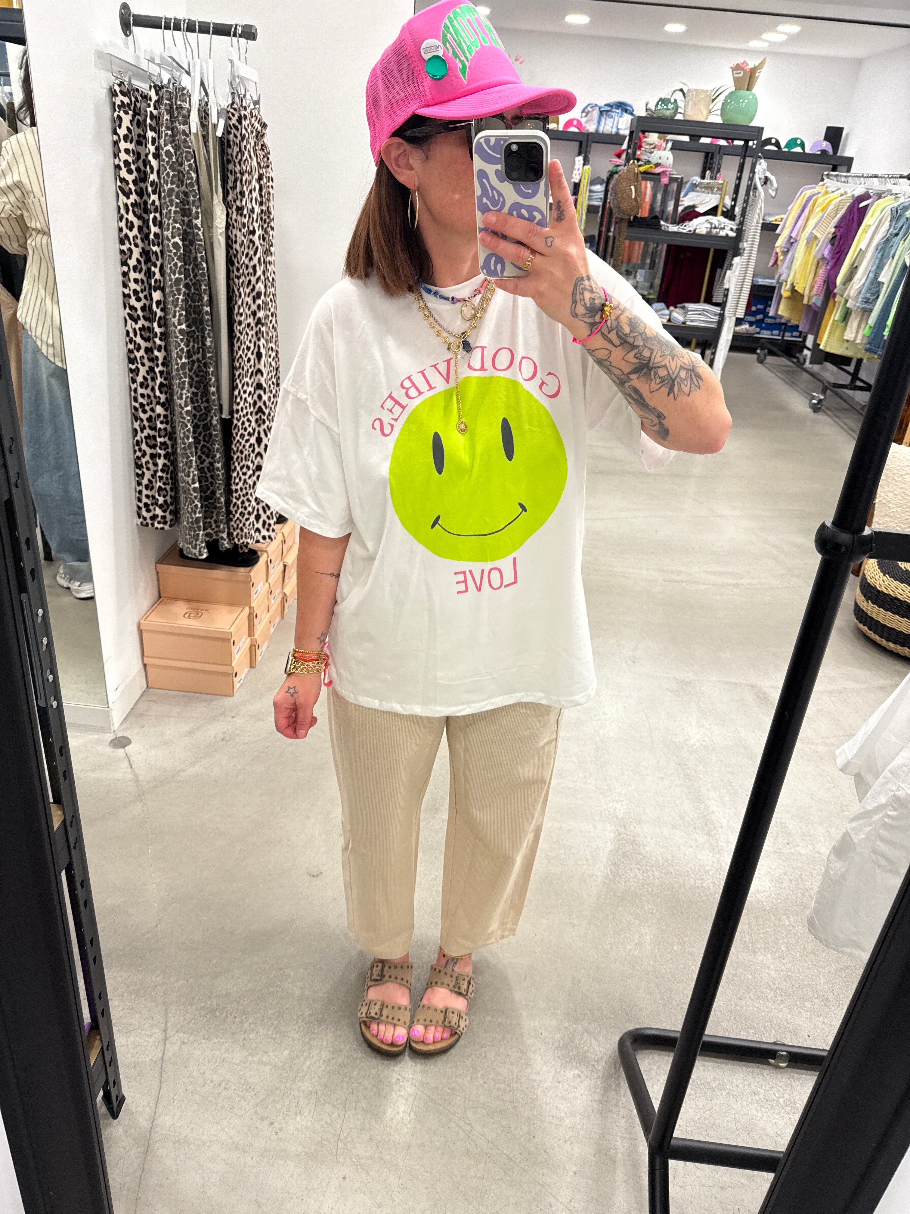 T-Shirt Smiley GREEN