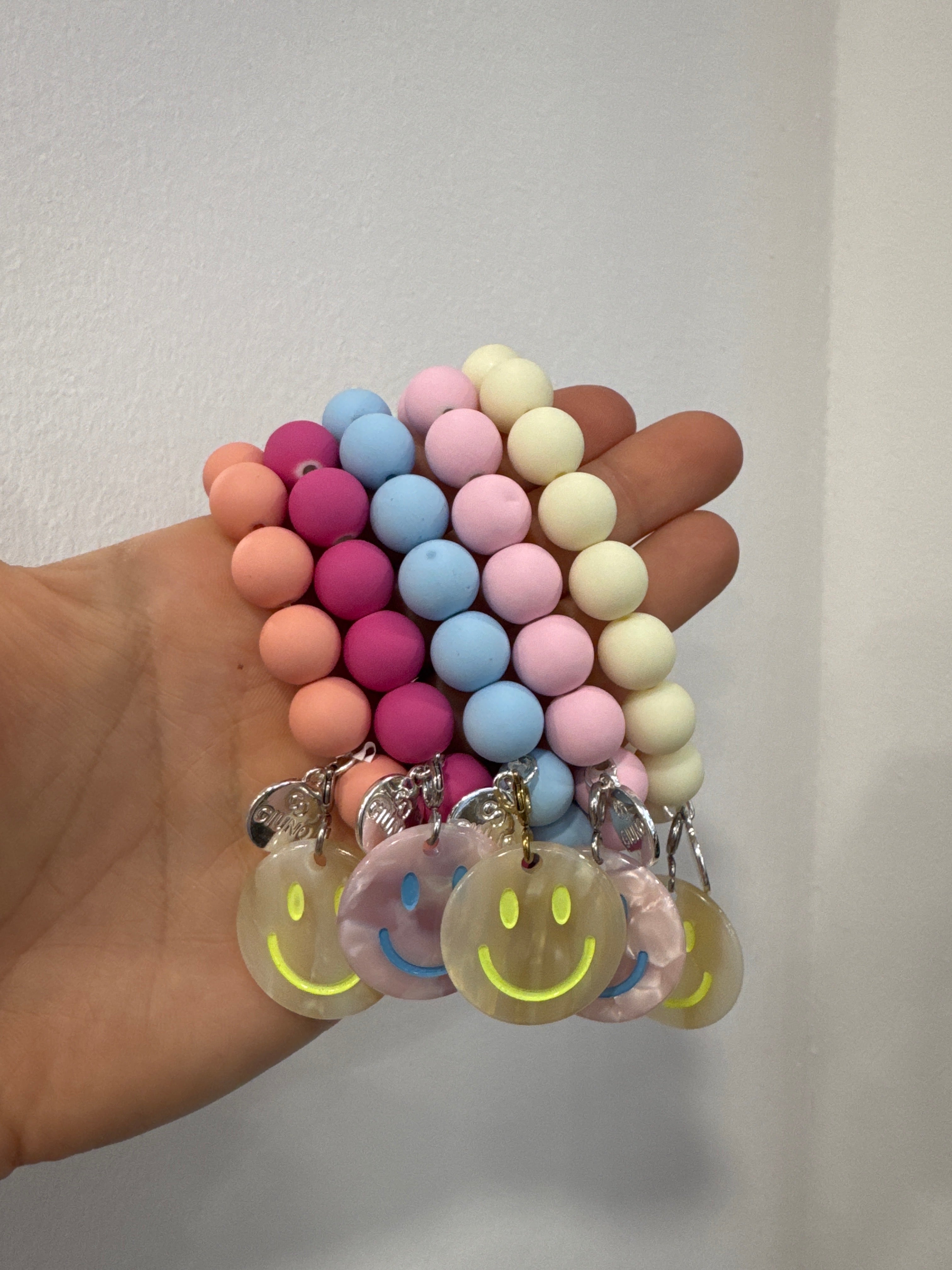 Armband Smiley Pastell 1.0