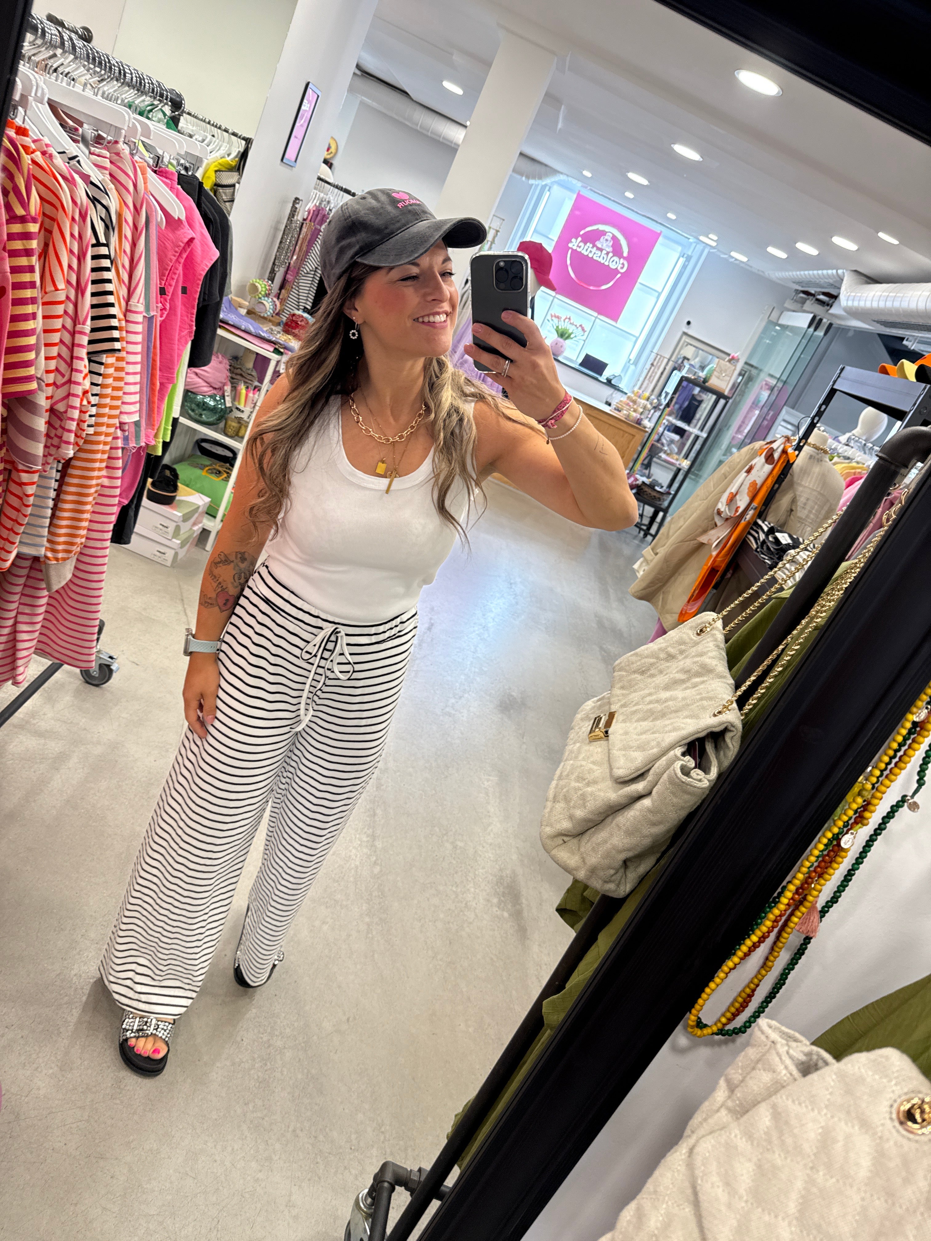 Hose Stripe Black&Withe