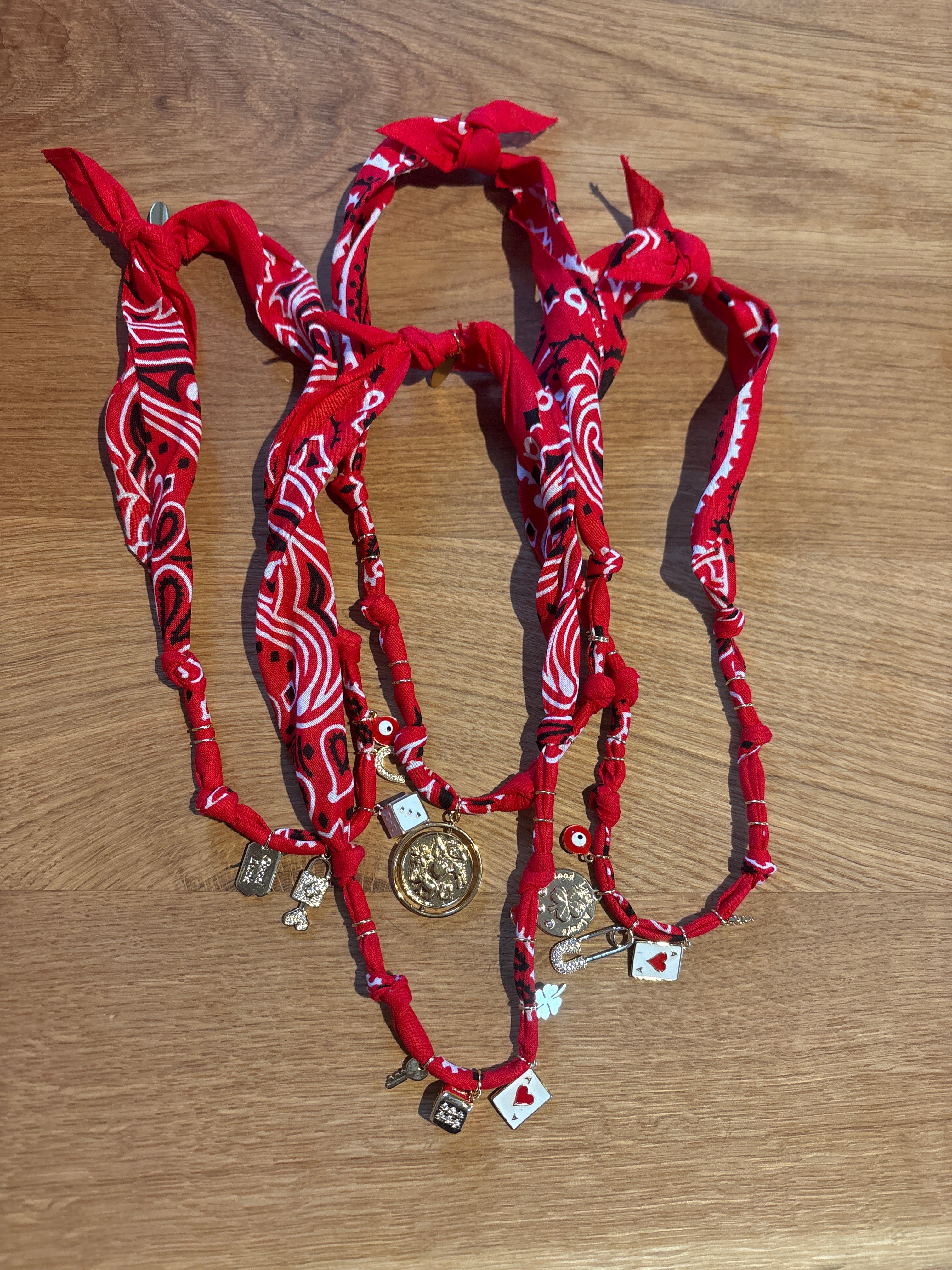 Kette Bandana rot