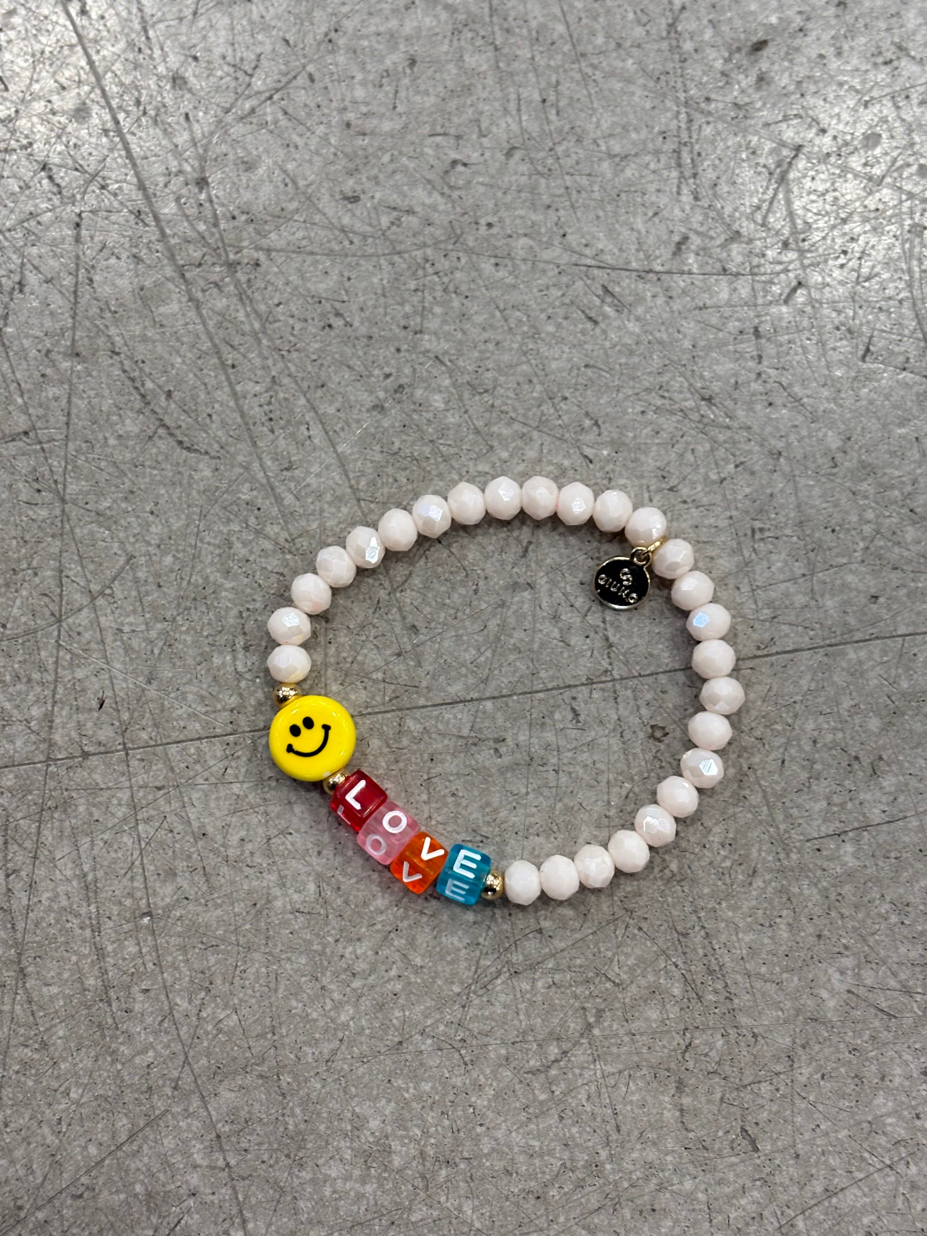 Armband smiley Love