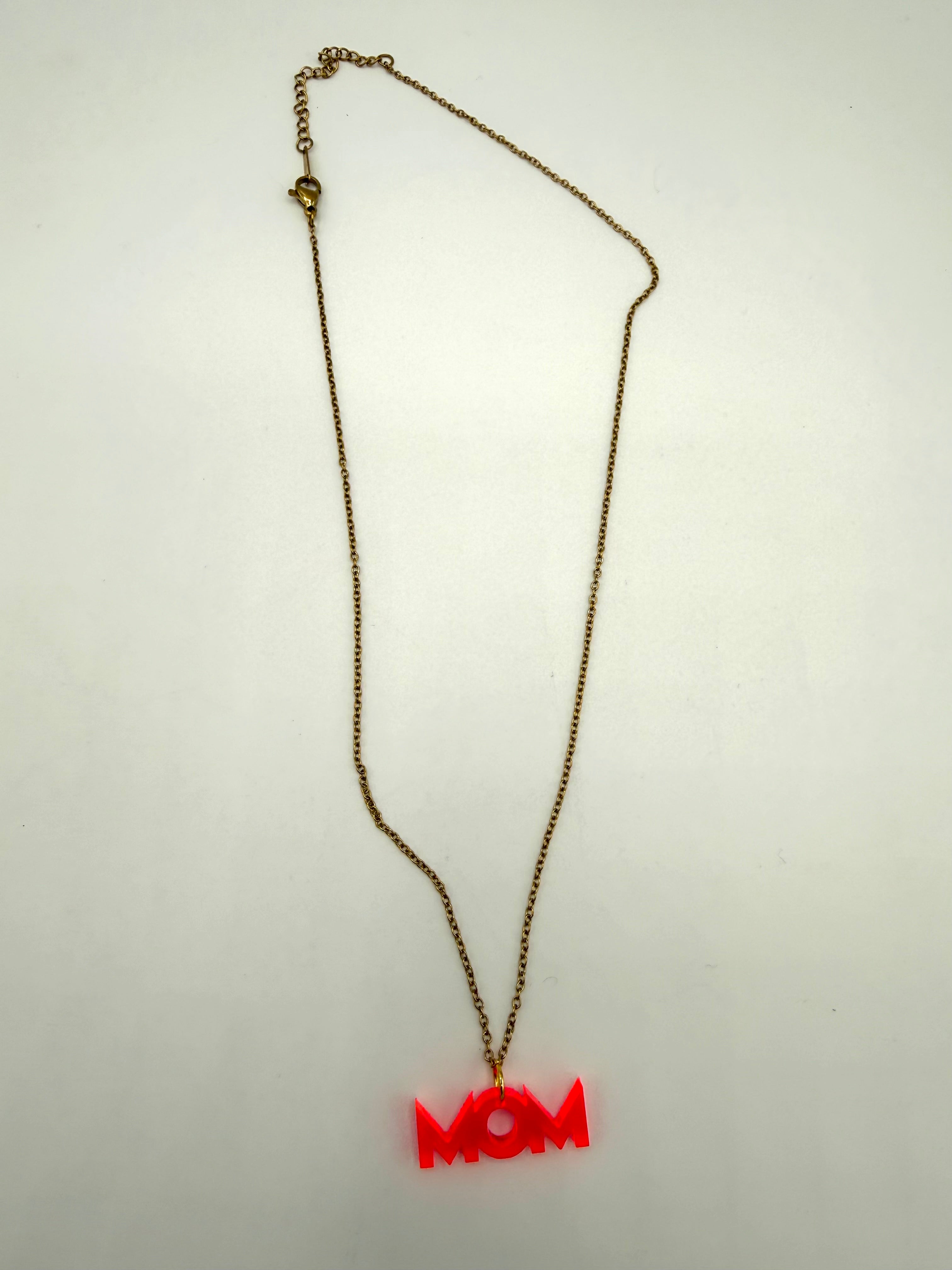 Kette Goodie MOM Neon