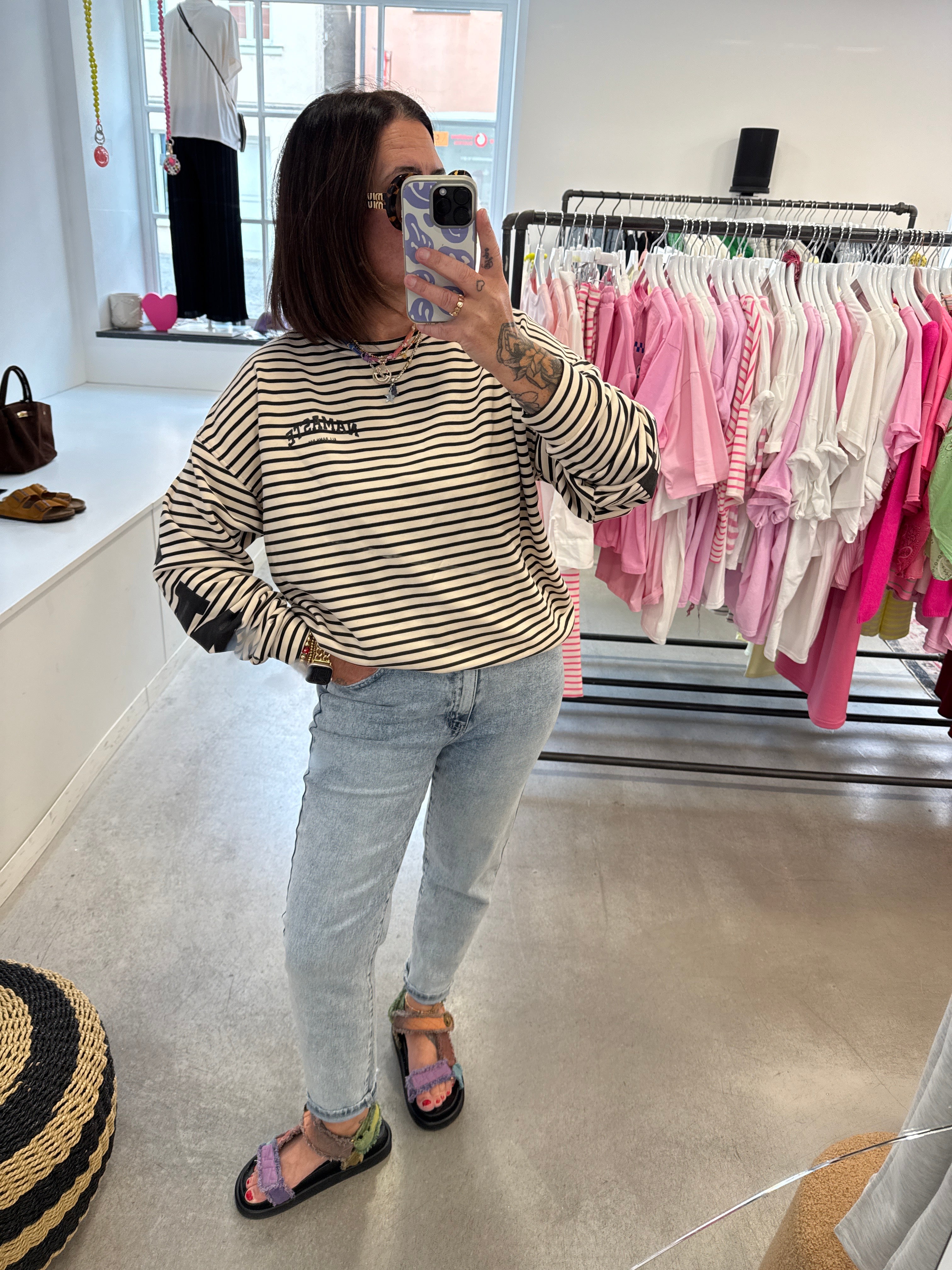 Pullover Stripe Namaste