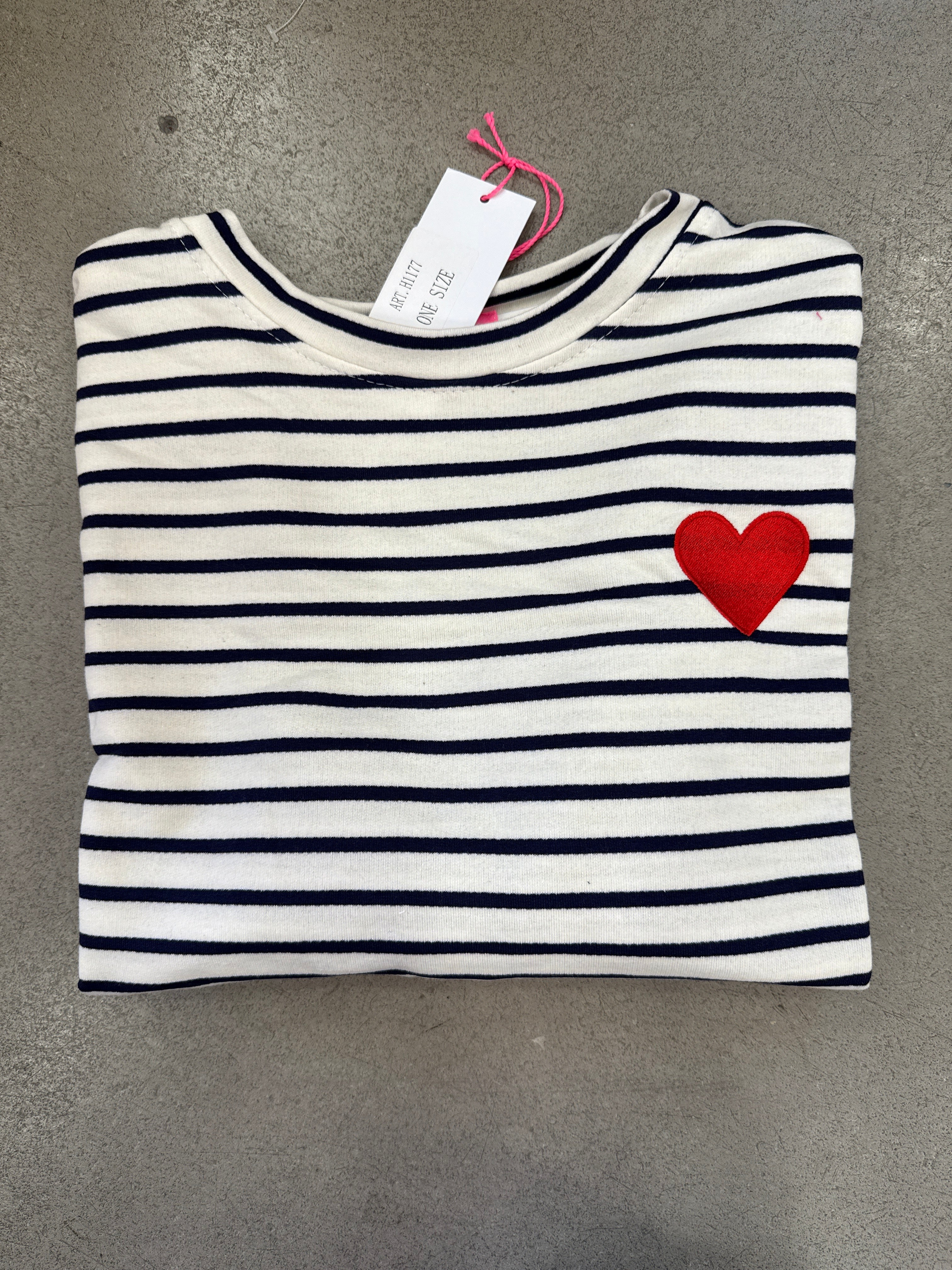 T-Shirt Stripe Heart