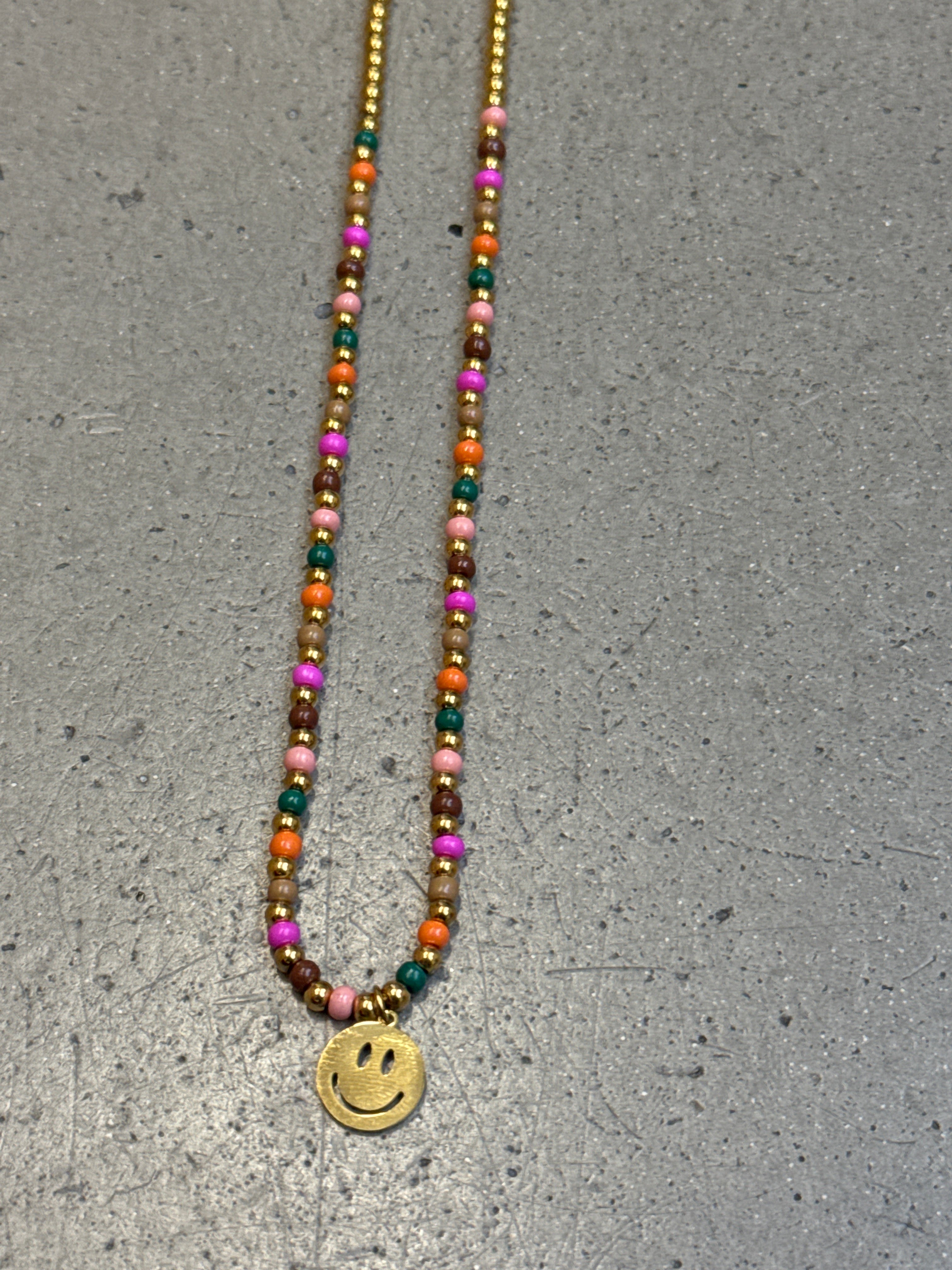 Kette Colourful Smiley