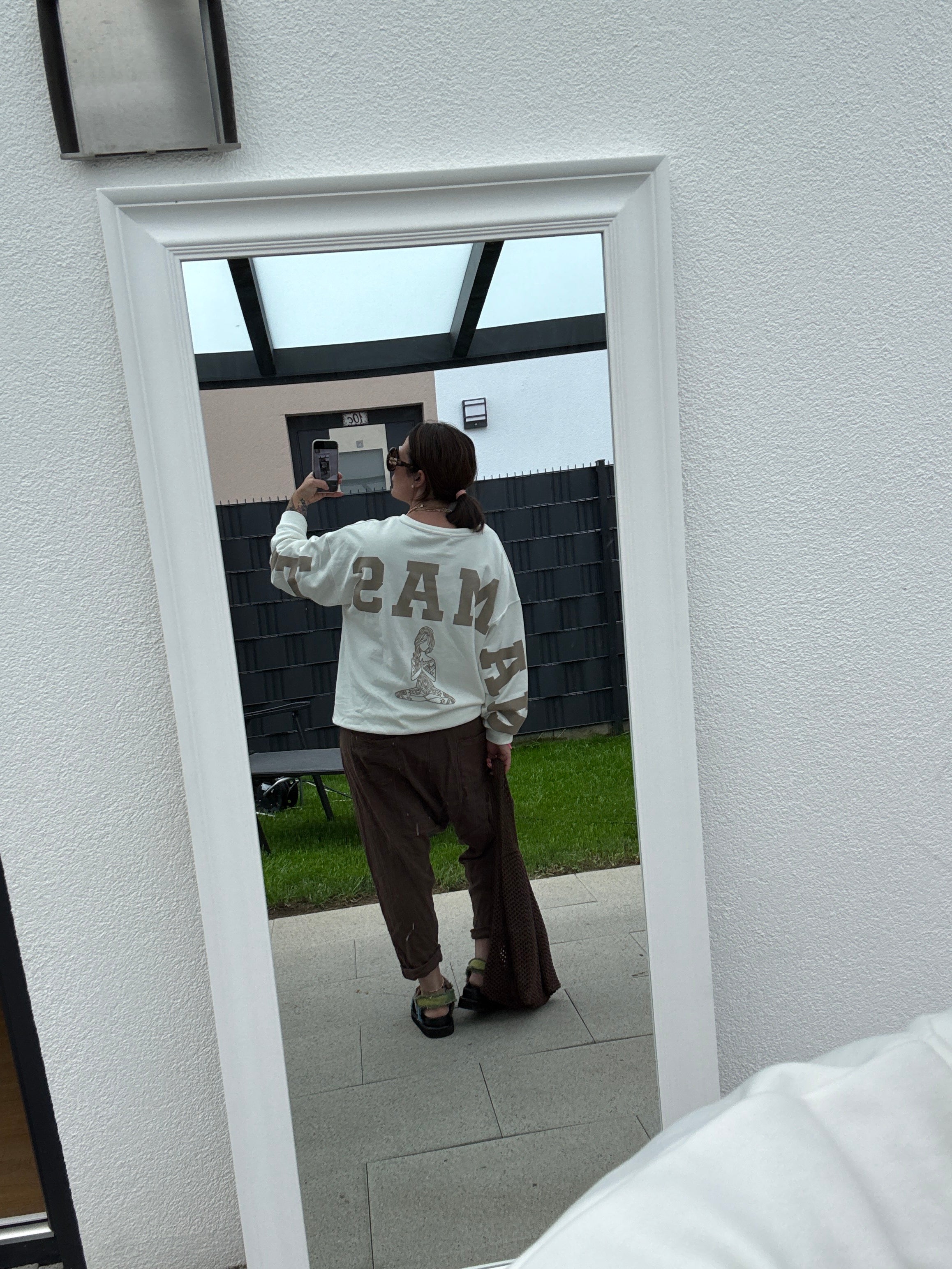 Pullover Namaste weiss