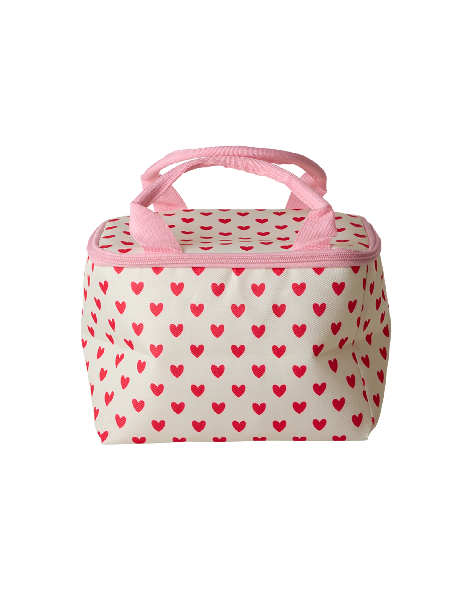 Rice Stoff Kühltasche Red Hearts Print