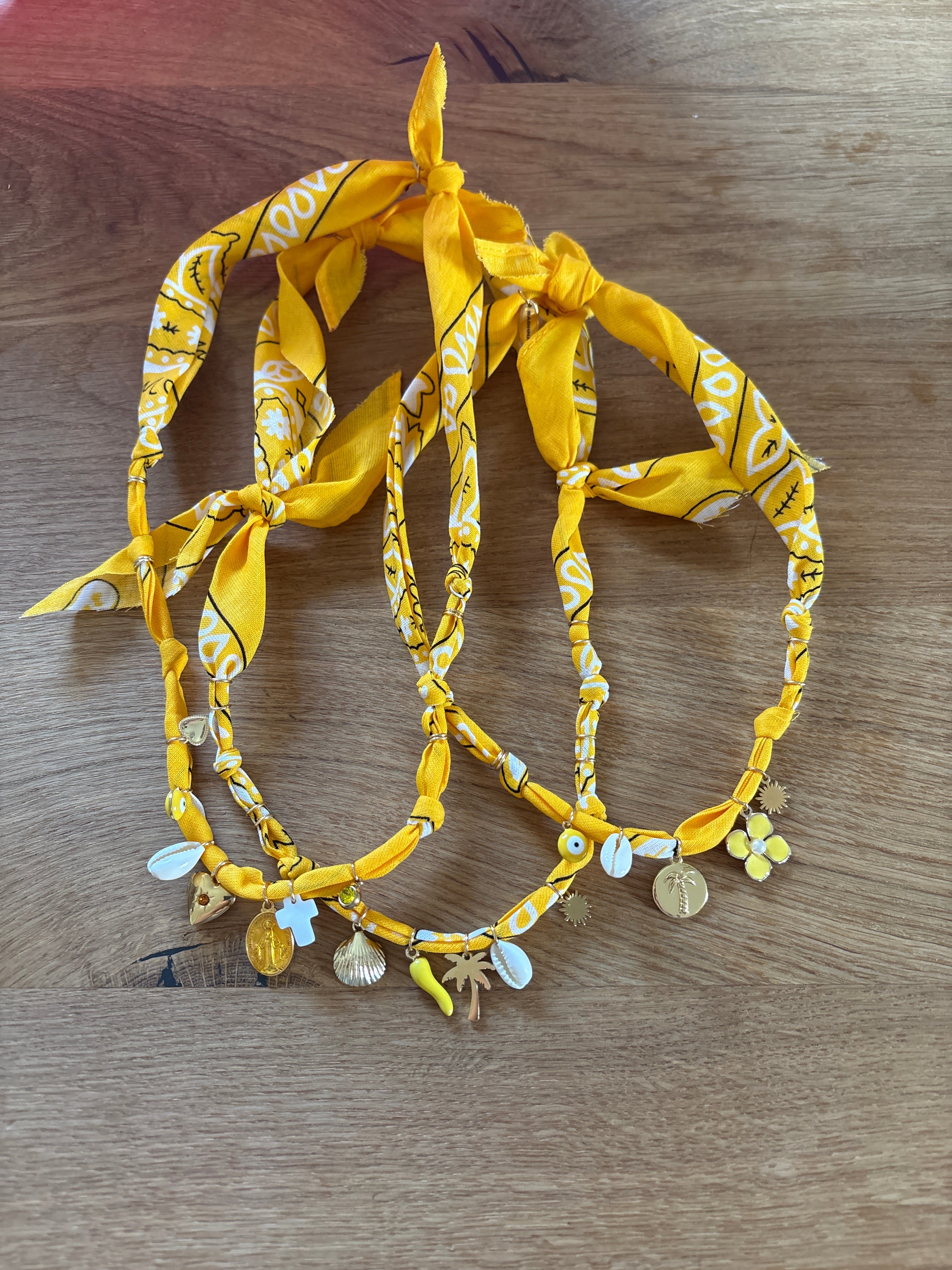 Kette Bandana gelb
