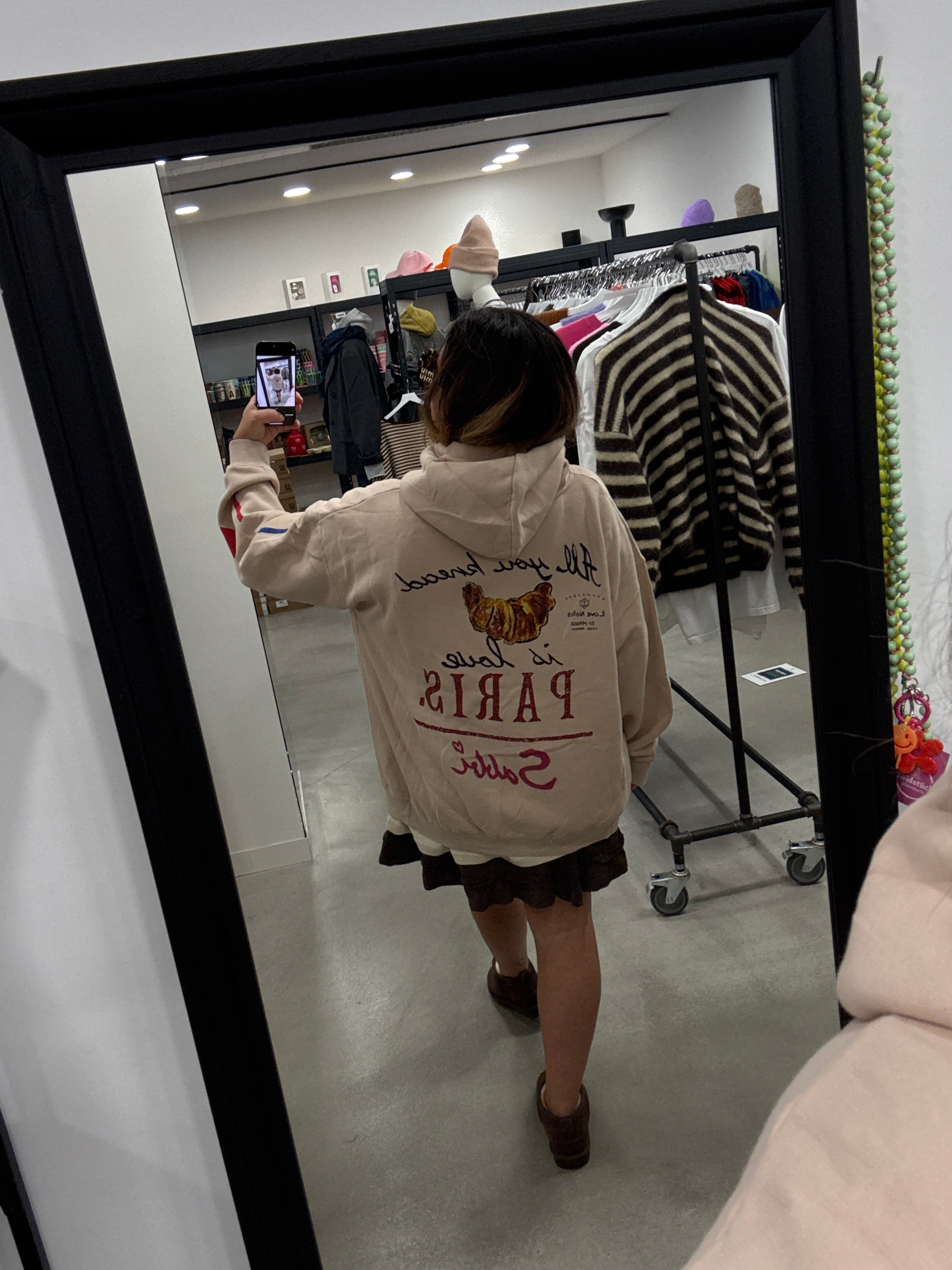Hoodie Sabbi Paris beige