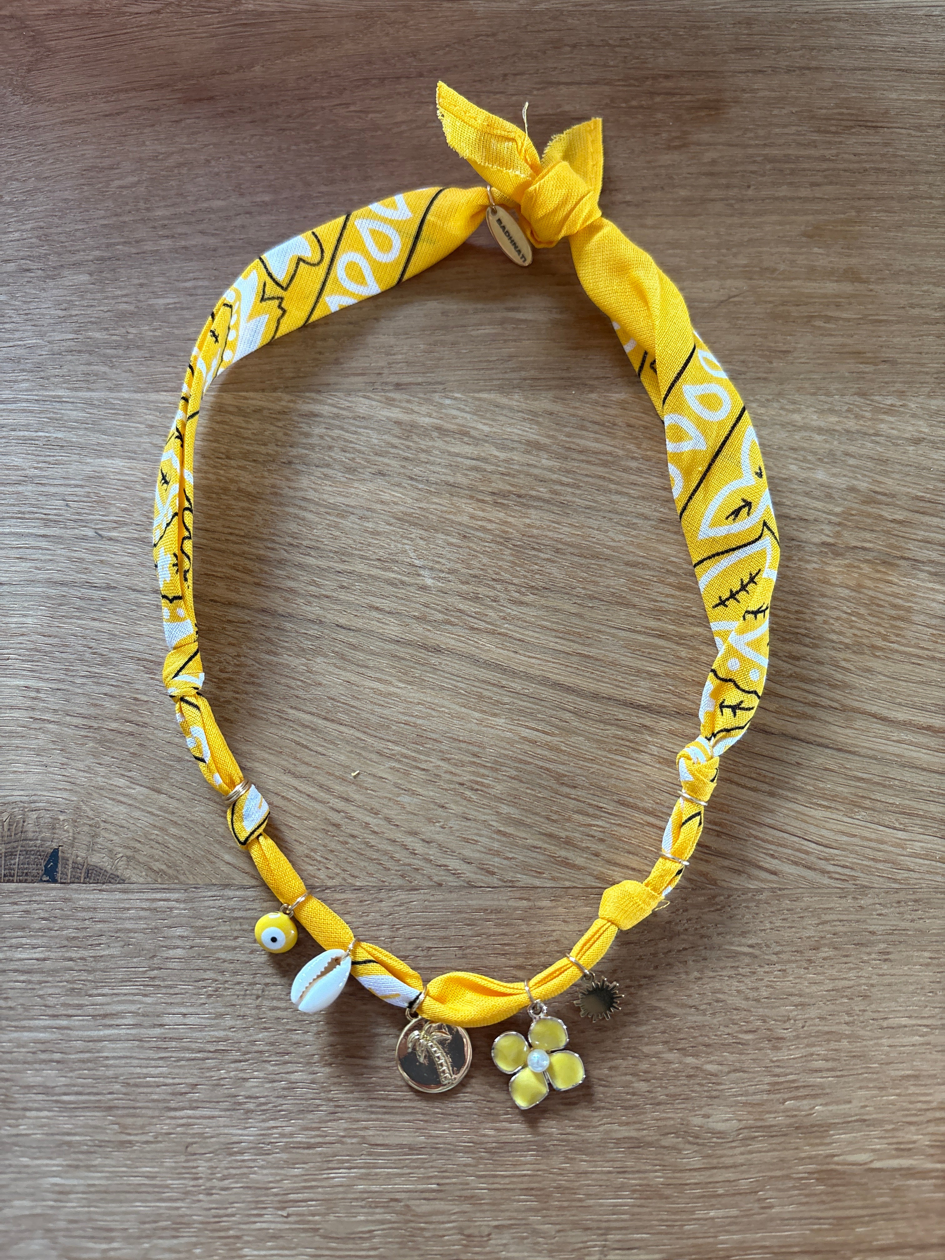 Kette Bandana gelb