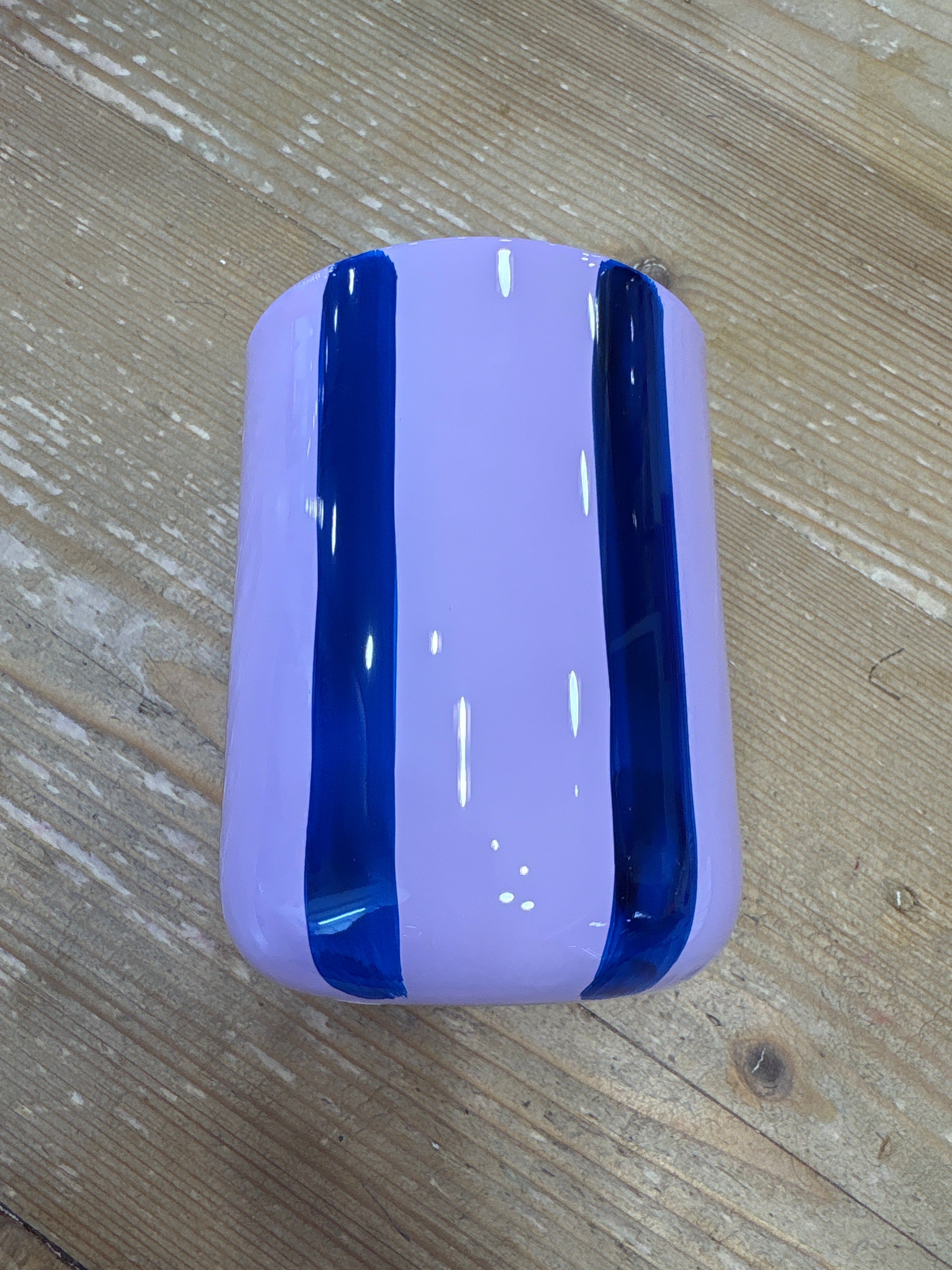 GIFT C Teelichthalter Stripe