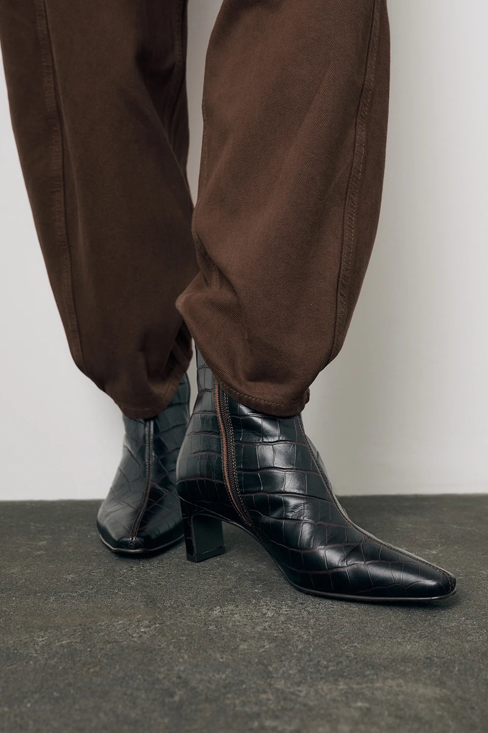 CPH296 croco leather brown